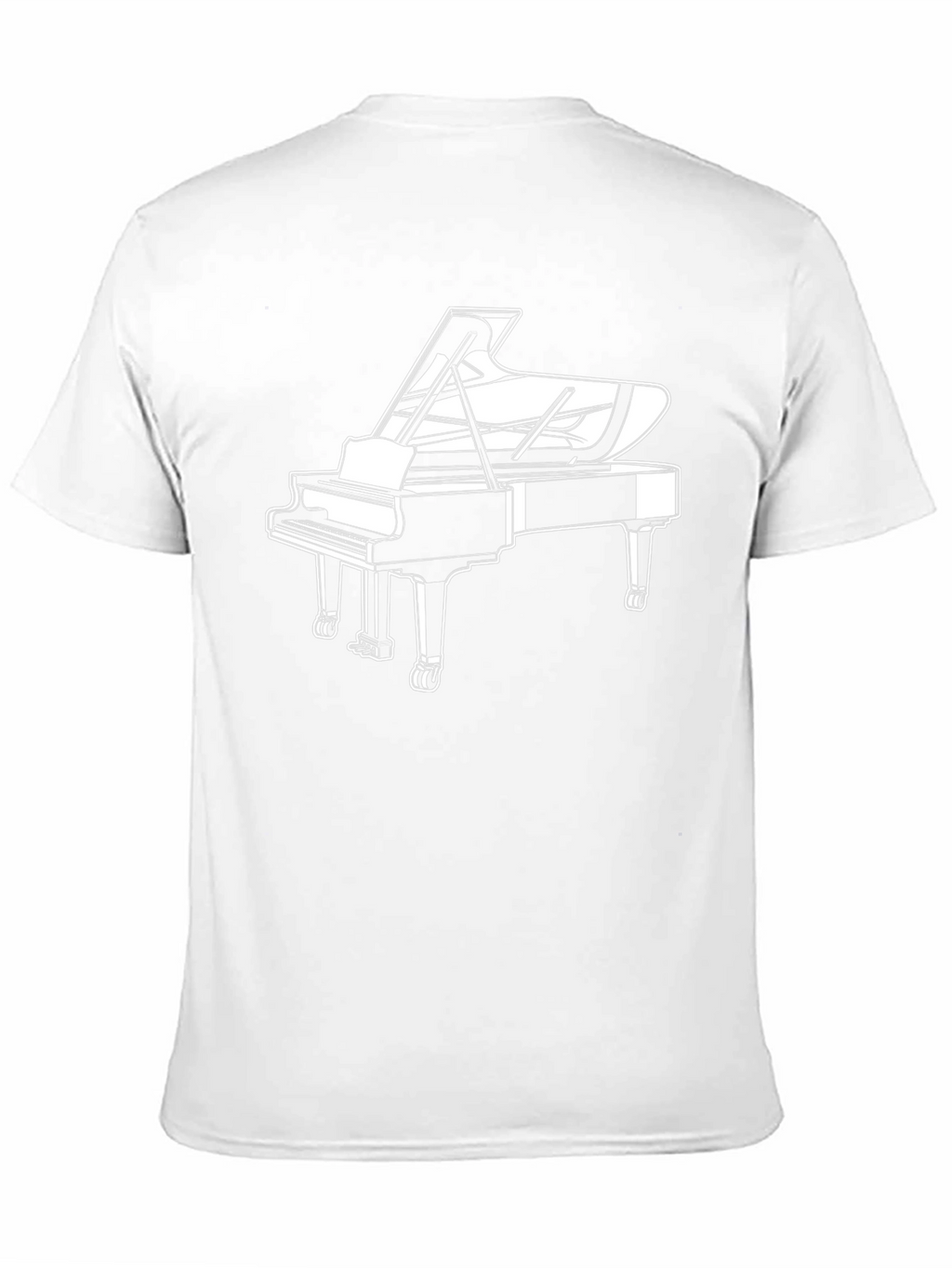 Piano Graphic T-Shirt - Music Lover Tee
