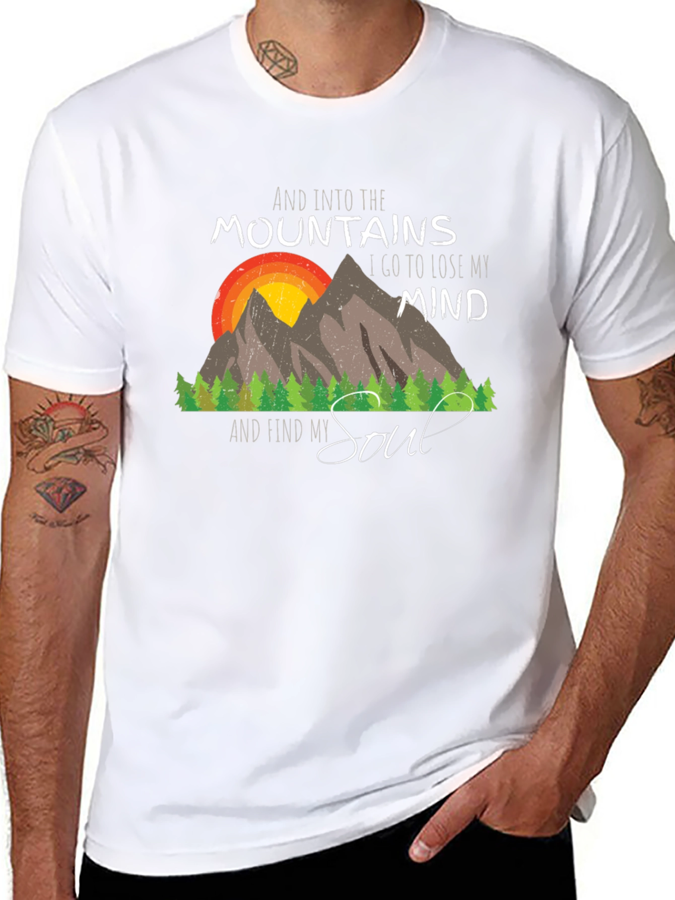 Mountain Mind and Soul Graphic Tee