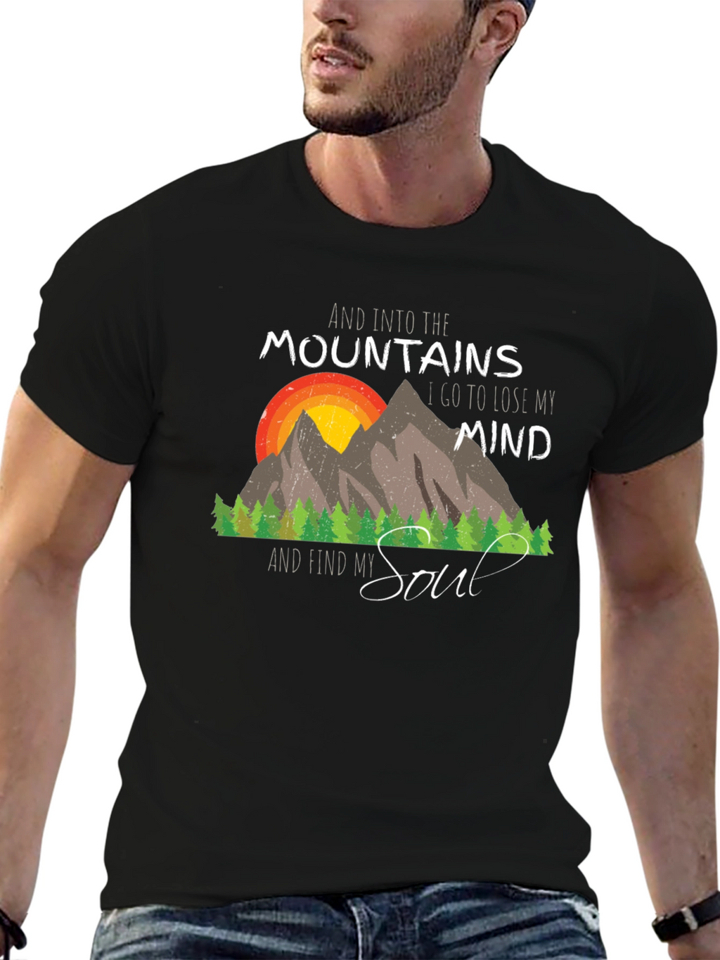 Mountain Mind and Soul Graphic Tee