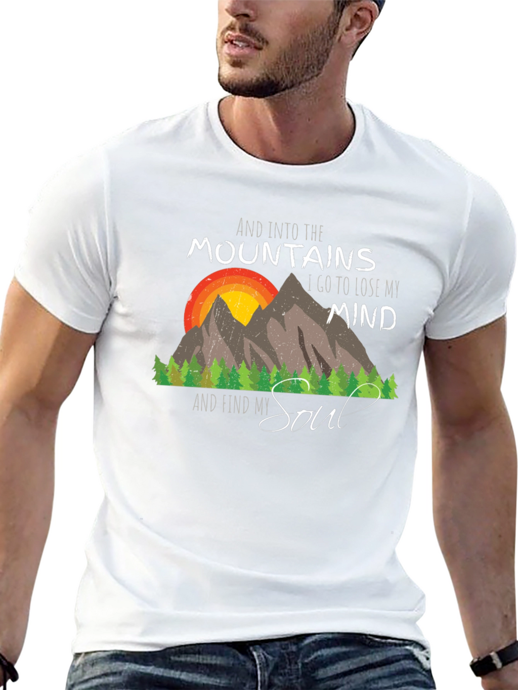 Mountain Mind and Soul Graphic Tee