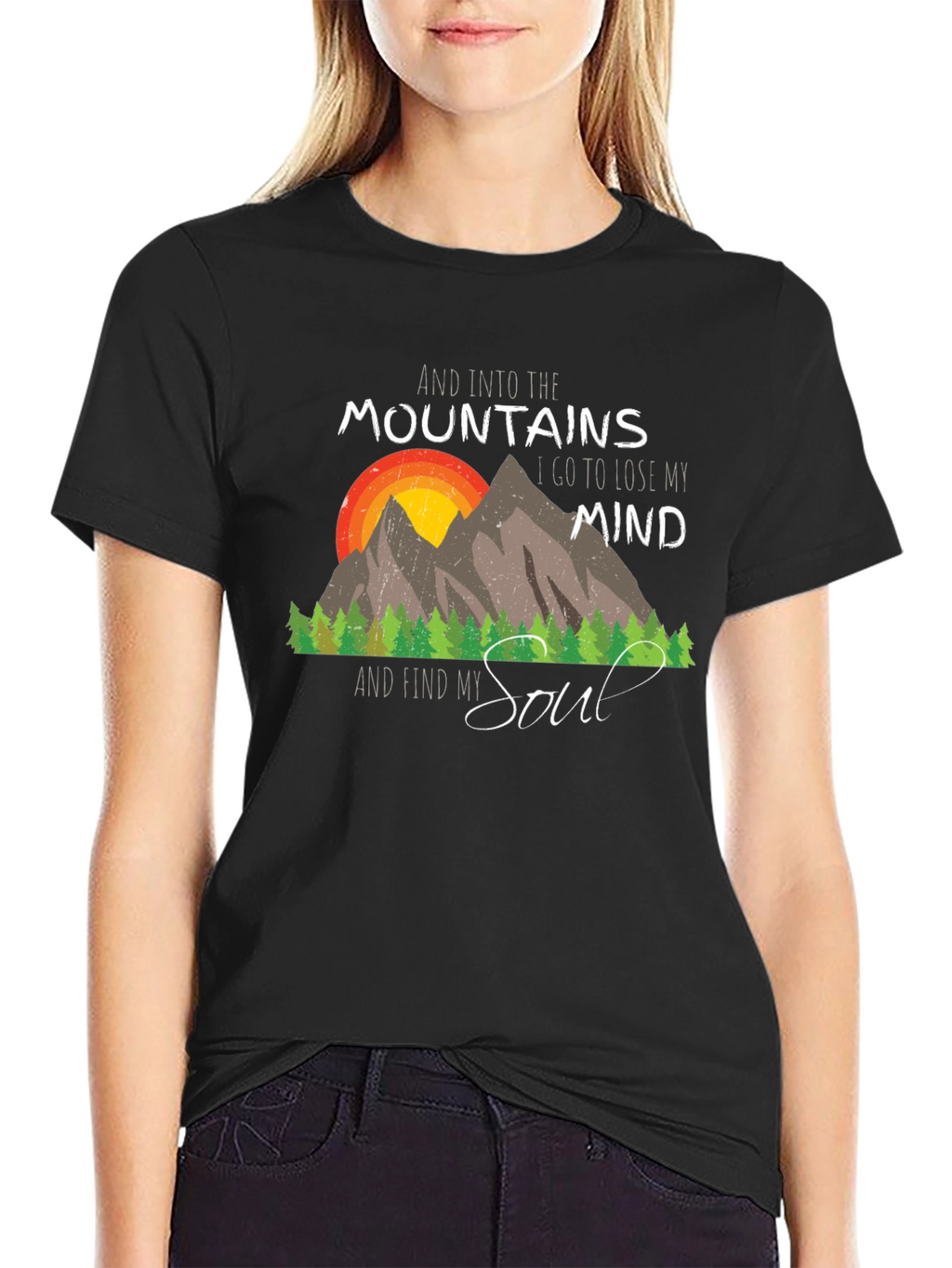 Mountain Mind and Soul Graphic Tee
