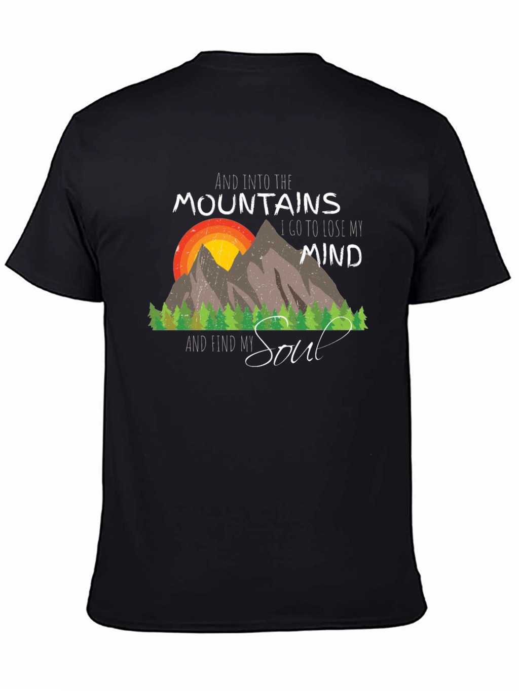 Mountain Mind and Soul Graphic Tee
