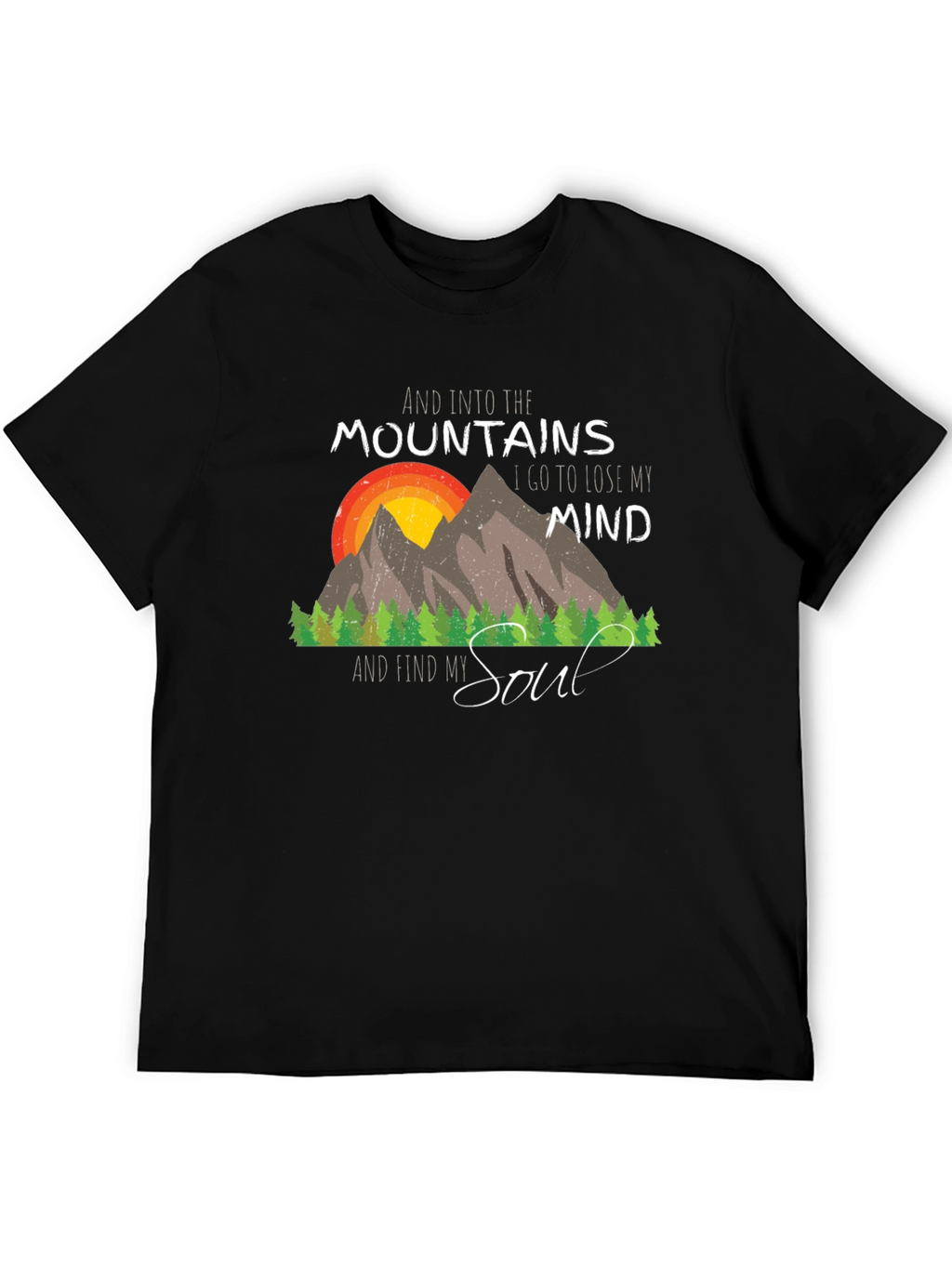 Mountain Mind and Soul Graphic Tee
