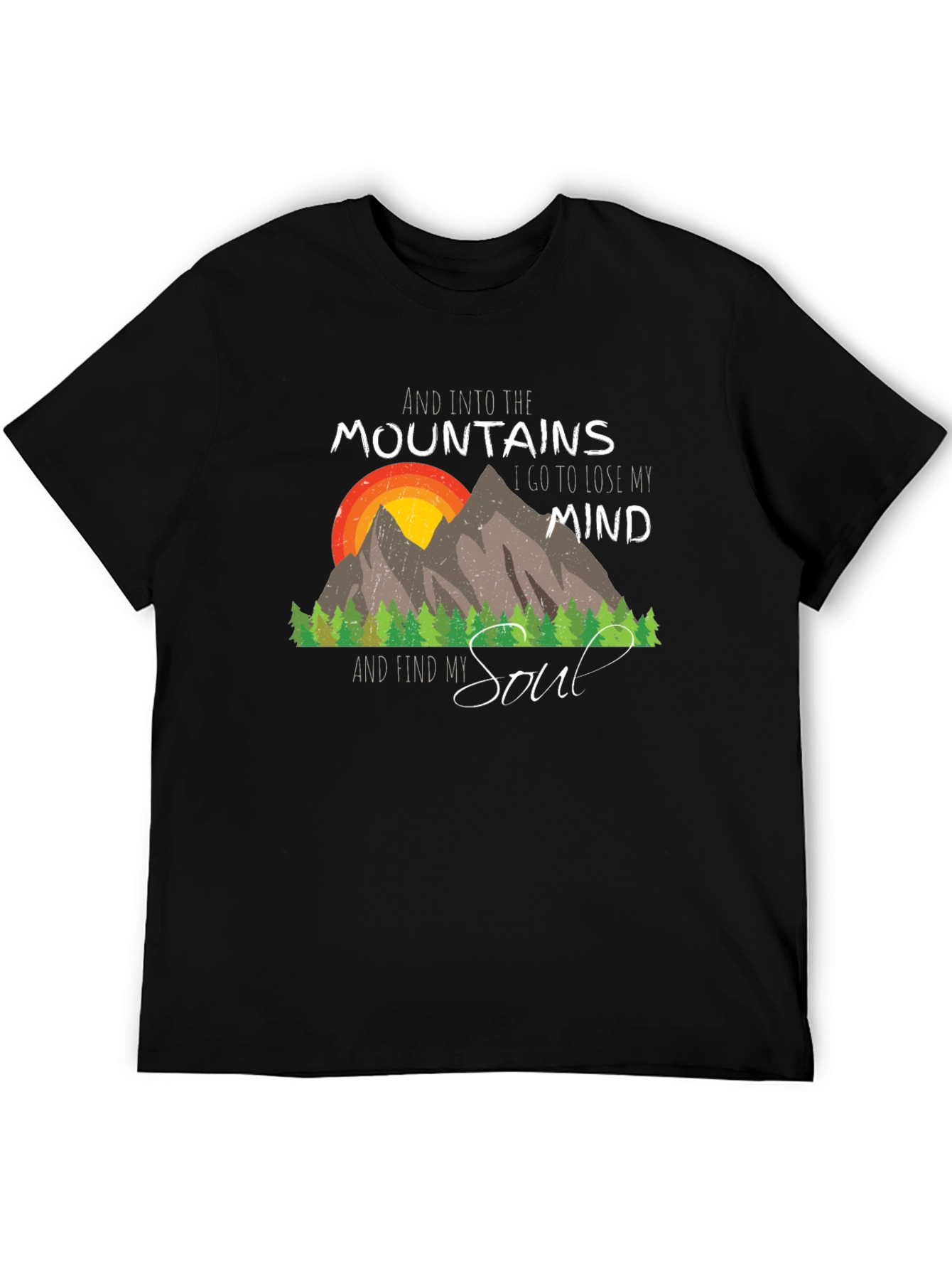 Mountain Mind and Soul Graphic Tee