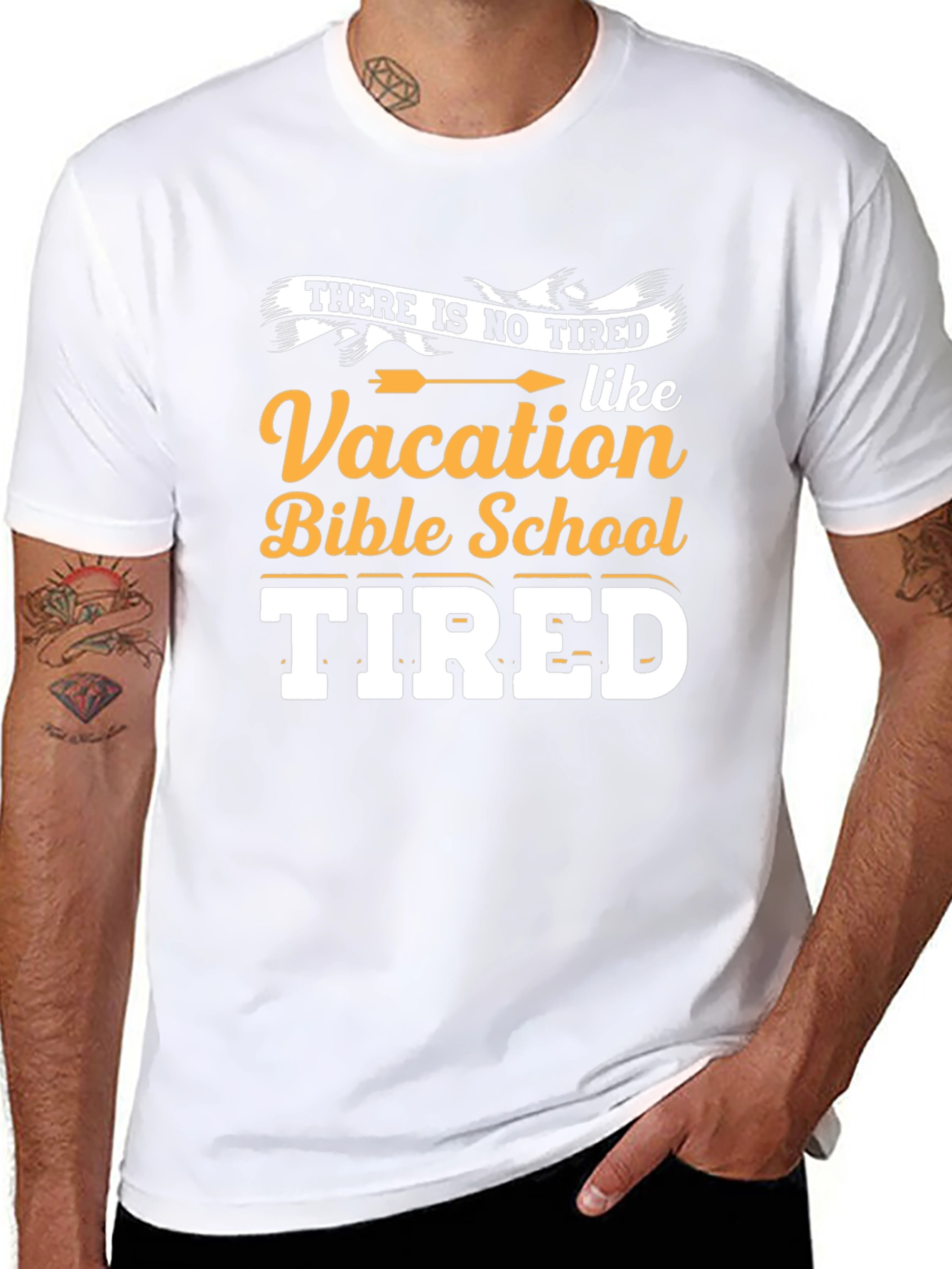 Vacation Bible School Tired T-Shirt