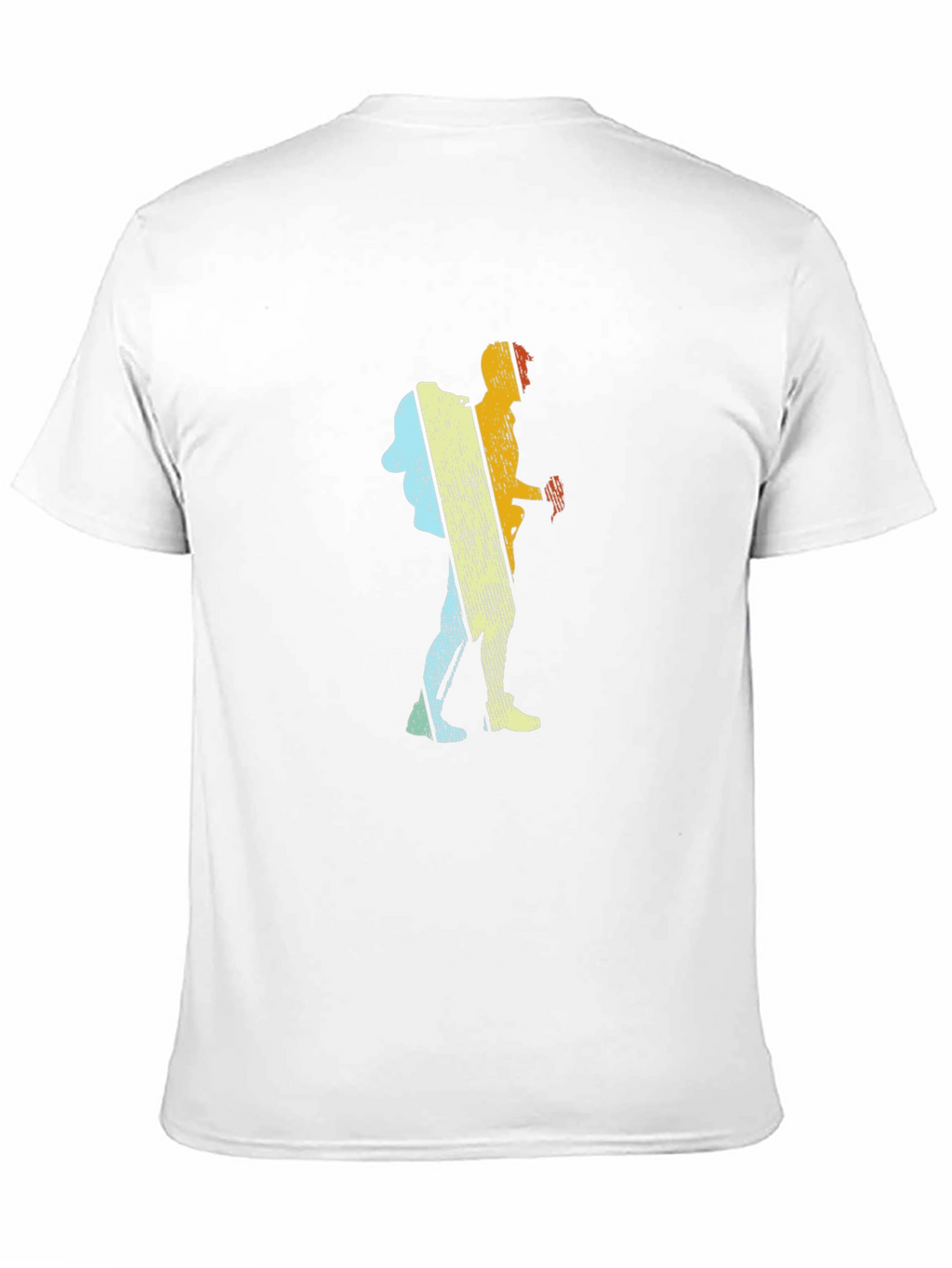 Retro Hiker Graphic T-Shirt - Black