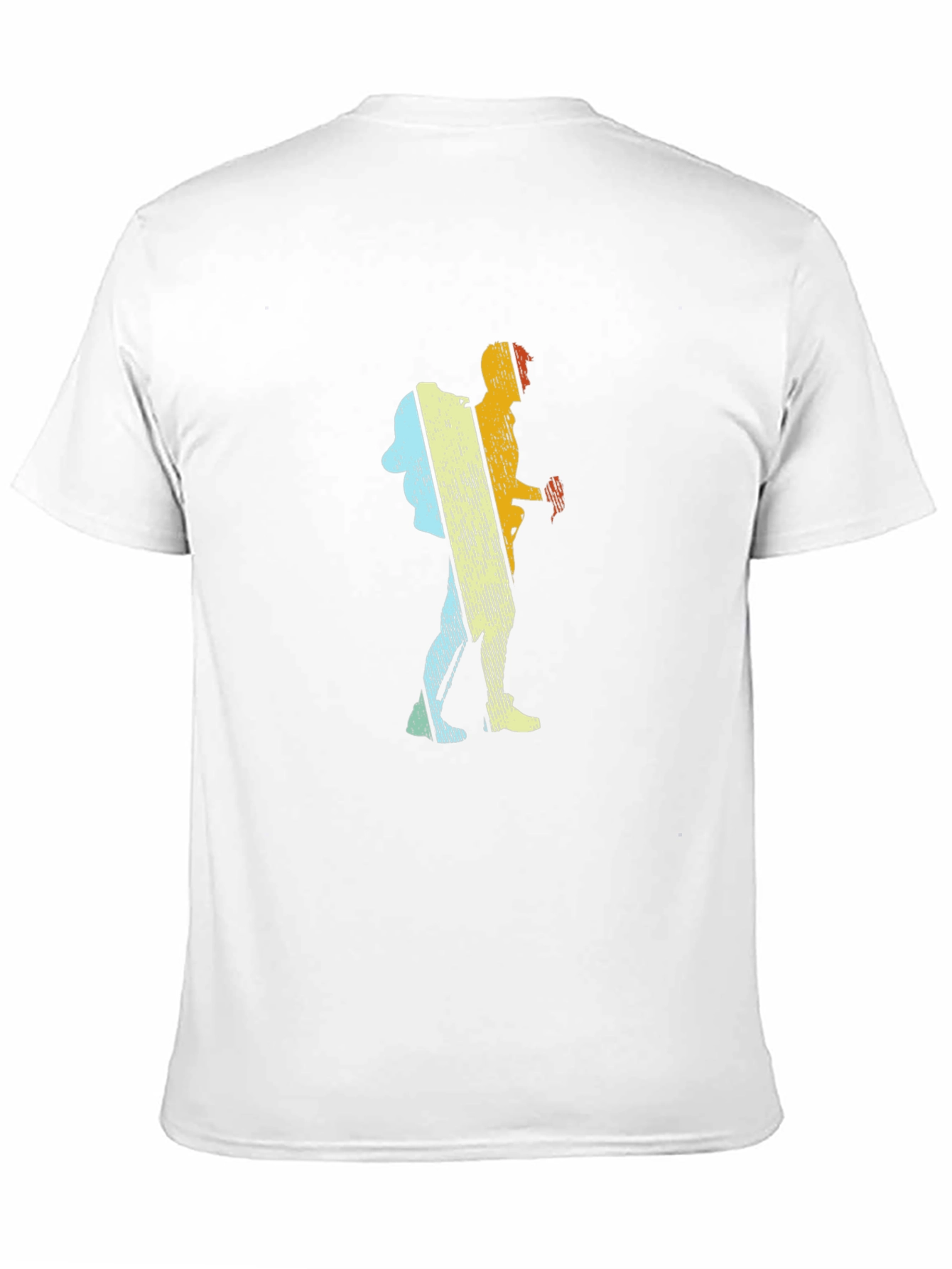 Retro Hiker Graphic T-Shirt - Black