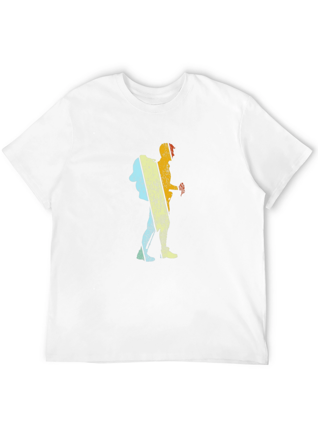 Retro Hiker Graphic T-Shirt - Black
