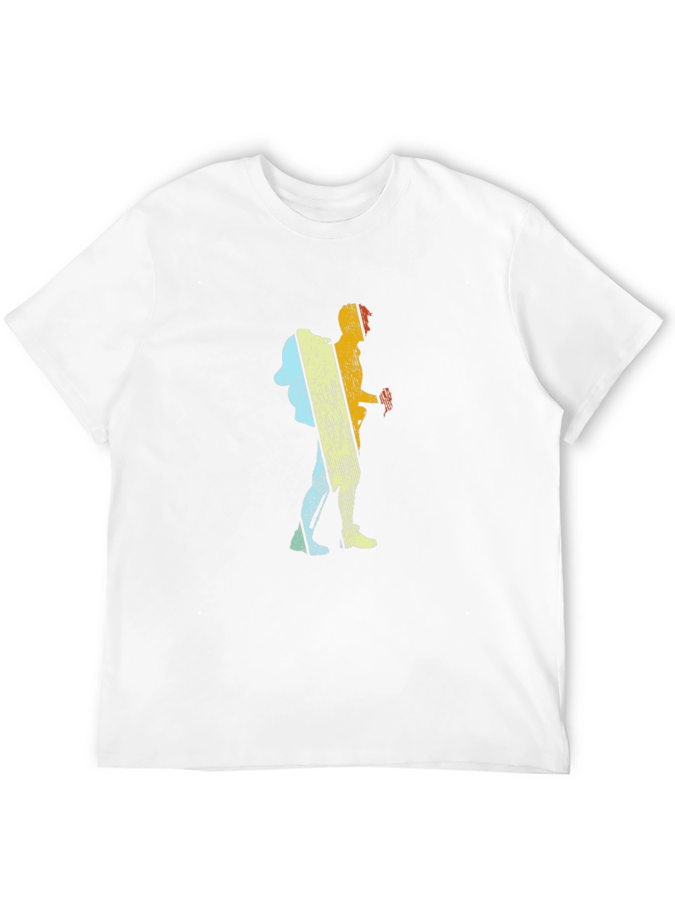 Retro Hiker Graphic T-Shirt - Black