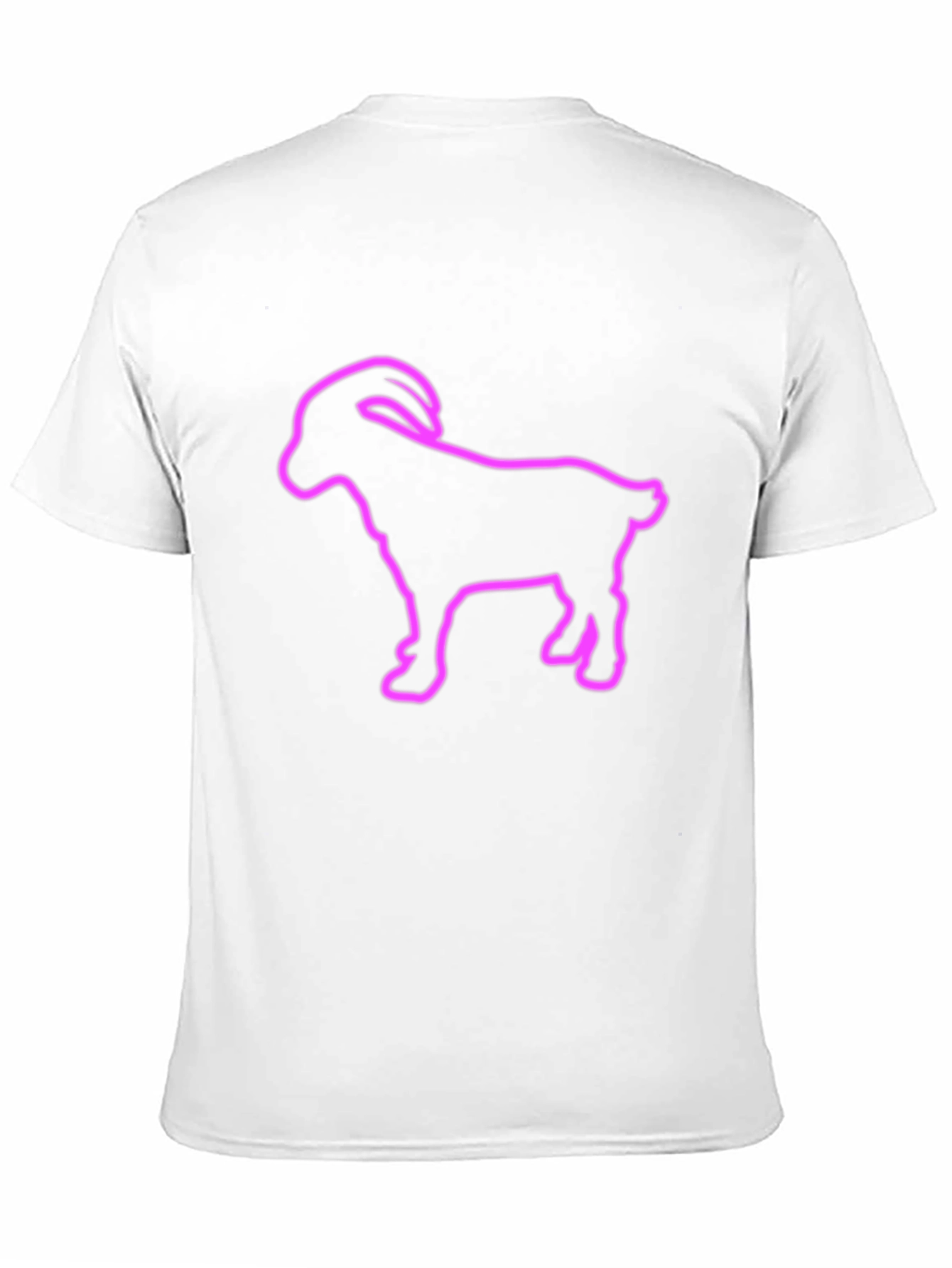 Goat Outline Graphic T-Shirt