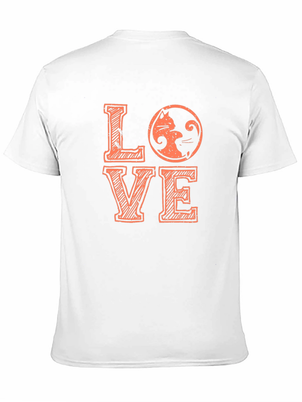 Love Cats Graphic T-Shirt - Black