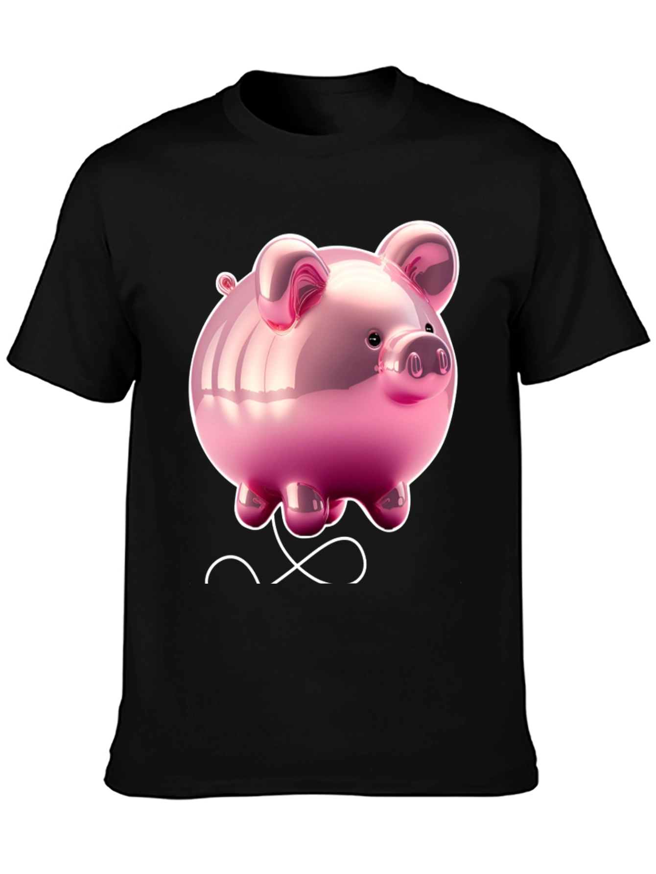 Piggy Bank Graphic Tee - Fun & Stylish Mens T-Shirt