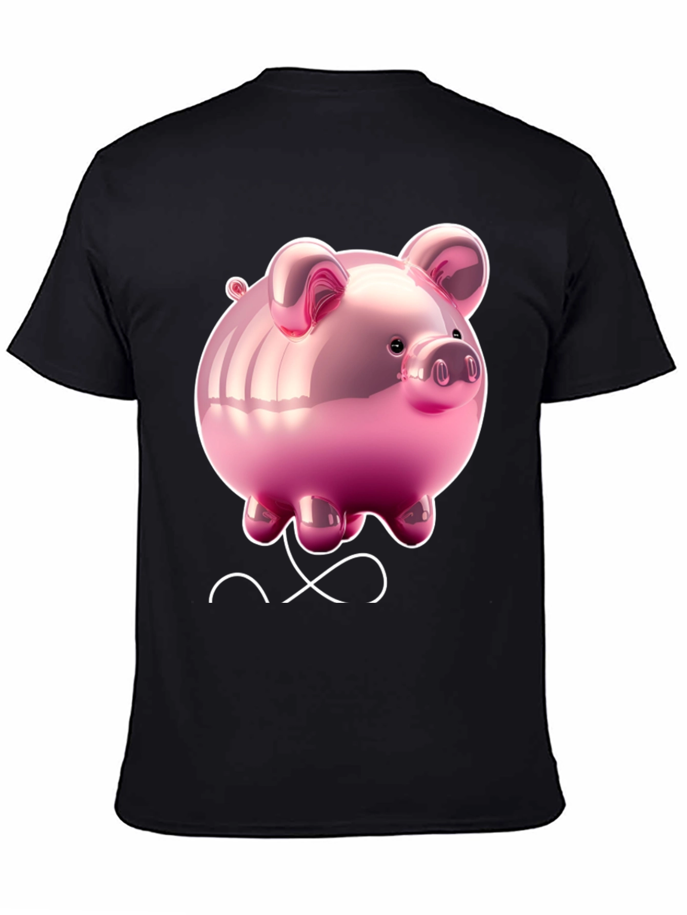 Piggy Bank Graphic Tee - Fun & Stylish Mens T-Shirt