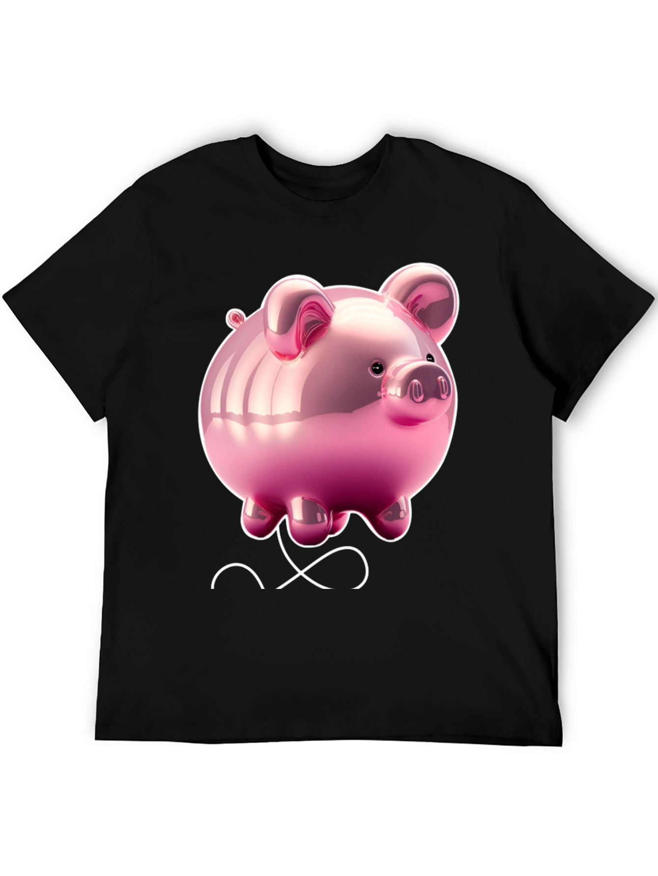 Piggy Bank Graphic Tee - Fun & Stylish Mens T-Shirt