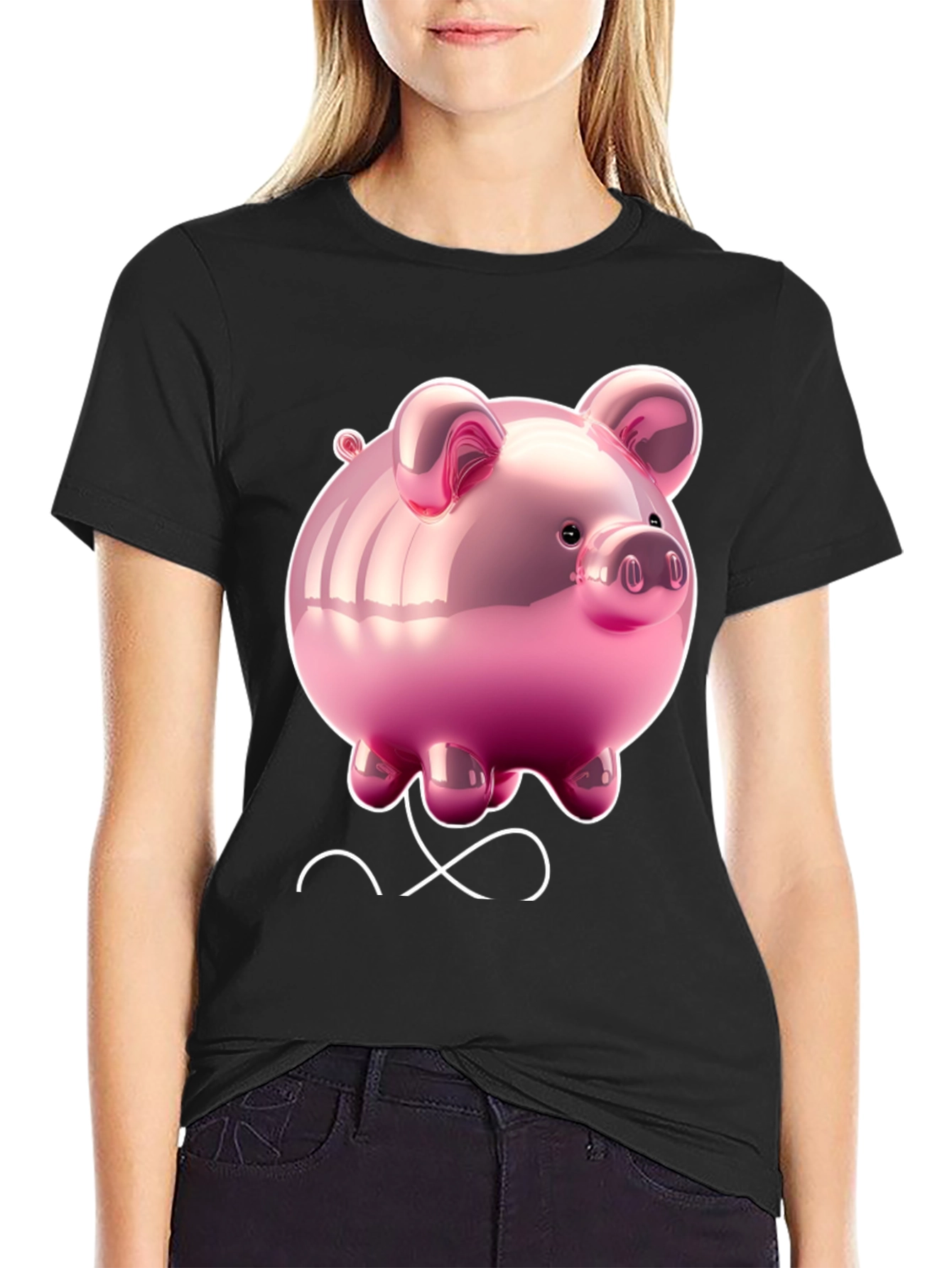 Piggy Bank Graphic Tee - Fun & Stylish Mens T-Shirt
