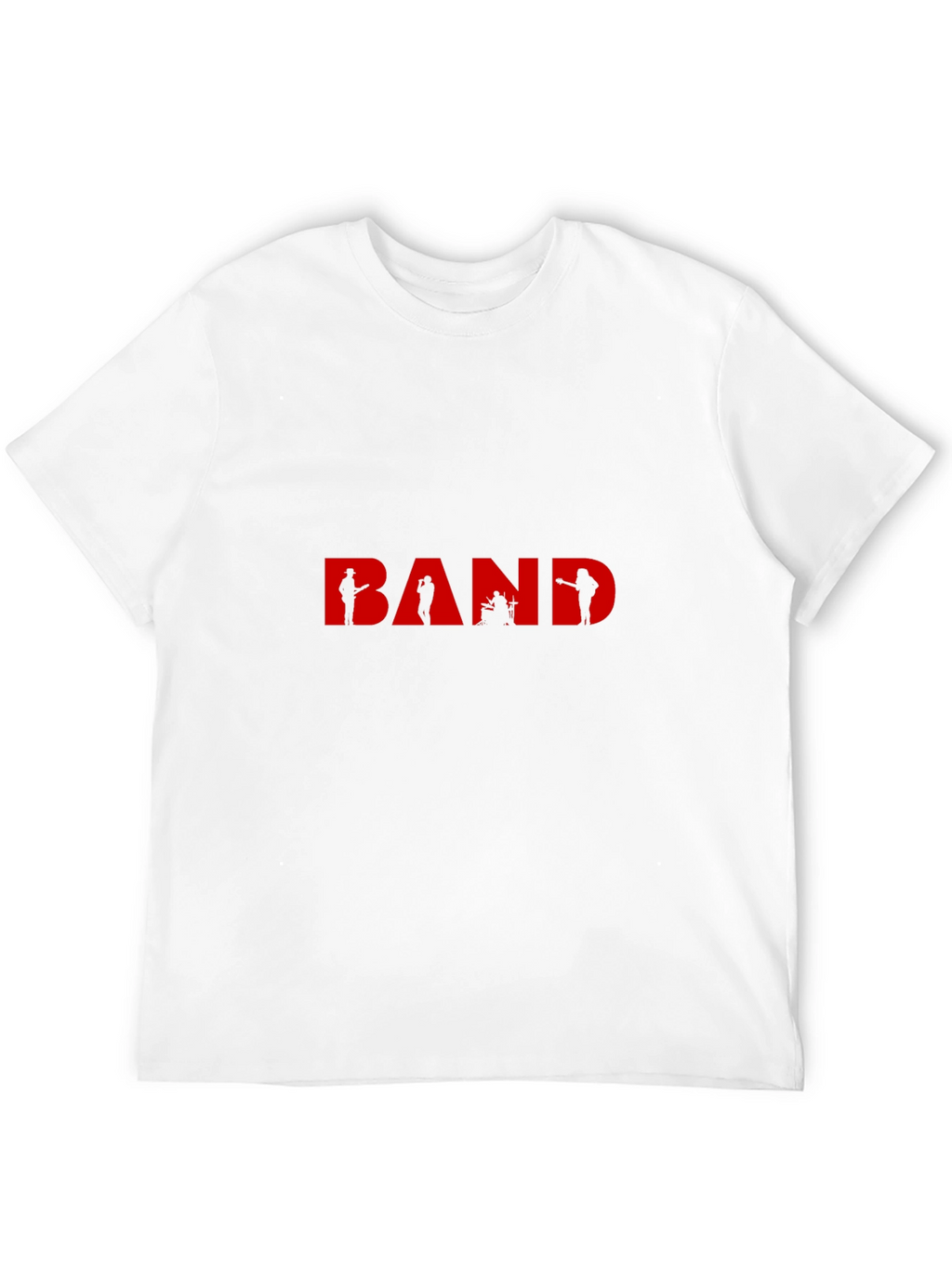 Band Silhouette Graphic Tee - Classic Black T-Shirt