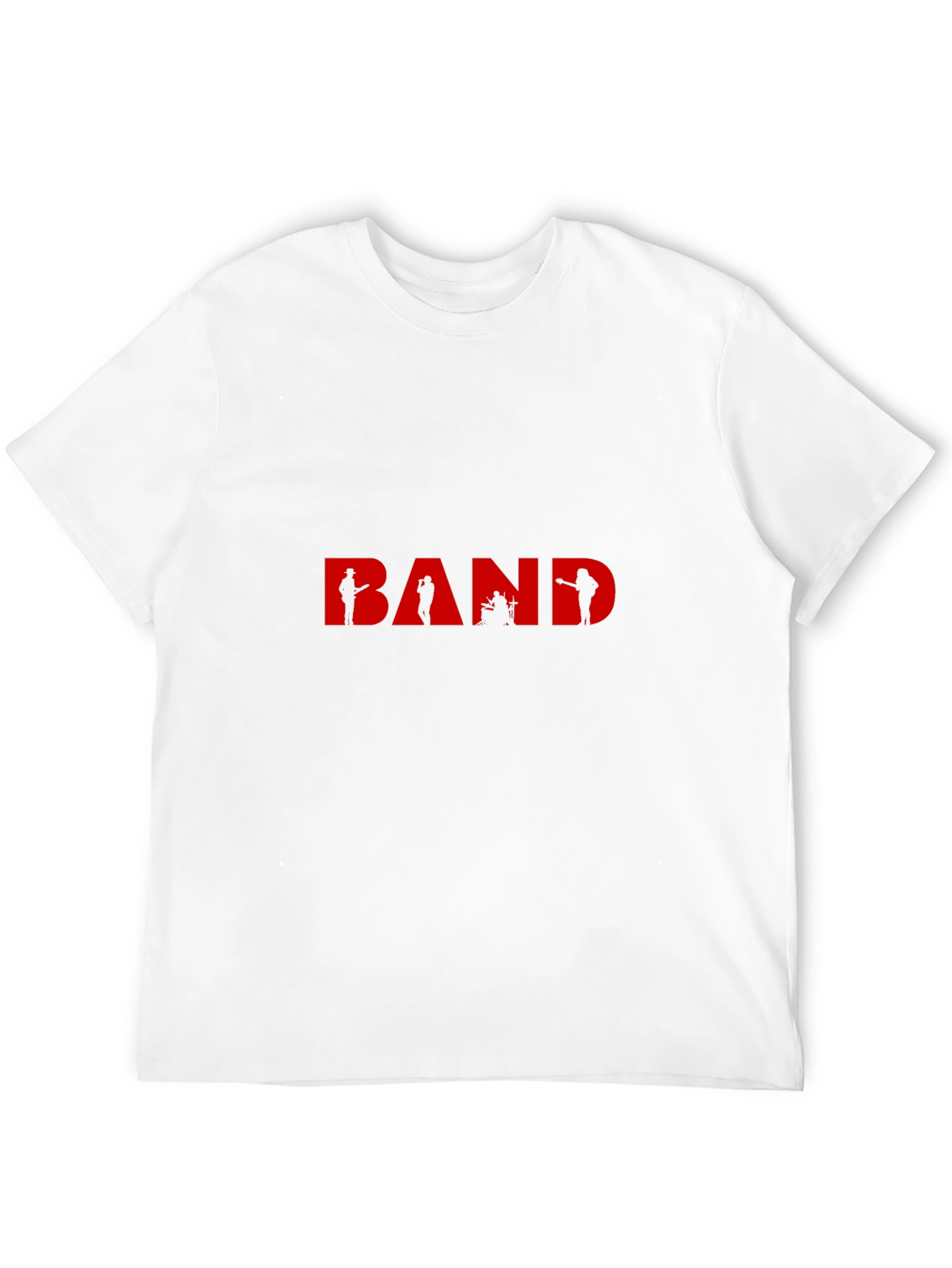 Band Silhouette Graphic Tee - Classic Black T-Shirt