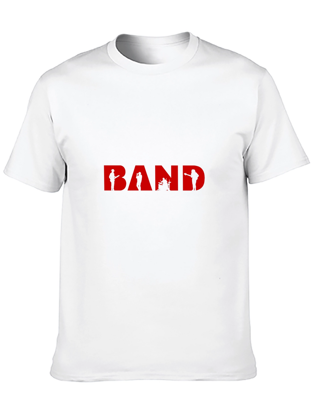 Band Silhouette Graphic Tee - Classic Black T-Shirt