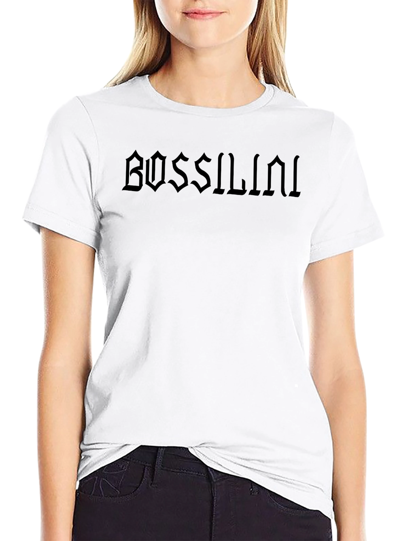 Bossilini Black Crew Neck T-Shirt