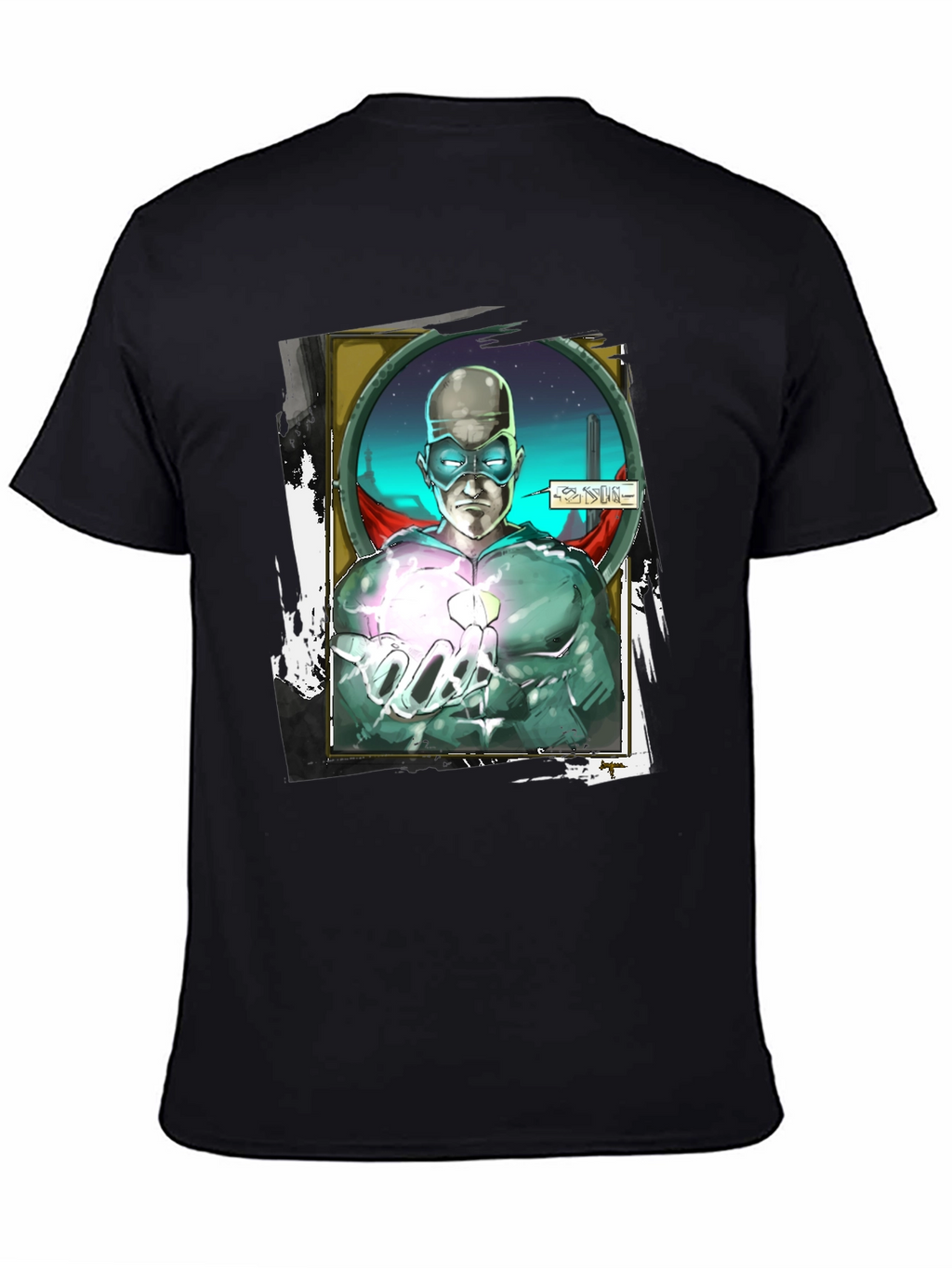 Sci-Fi Superhero Graphic T-Shirt