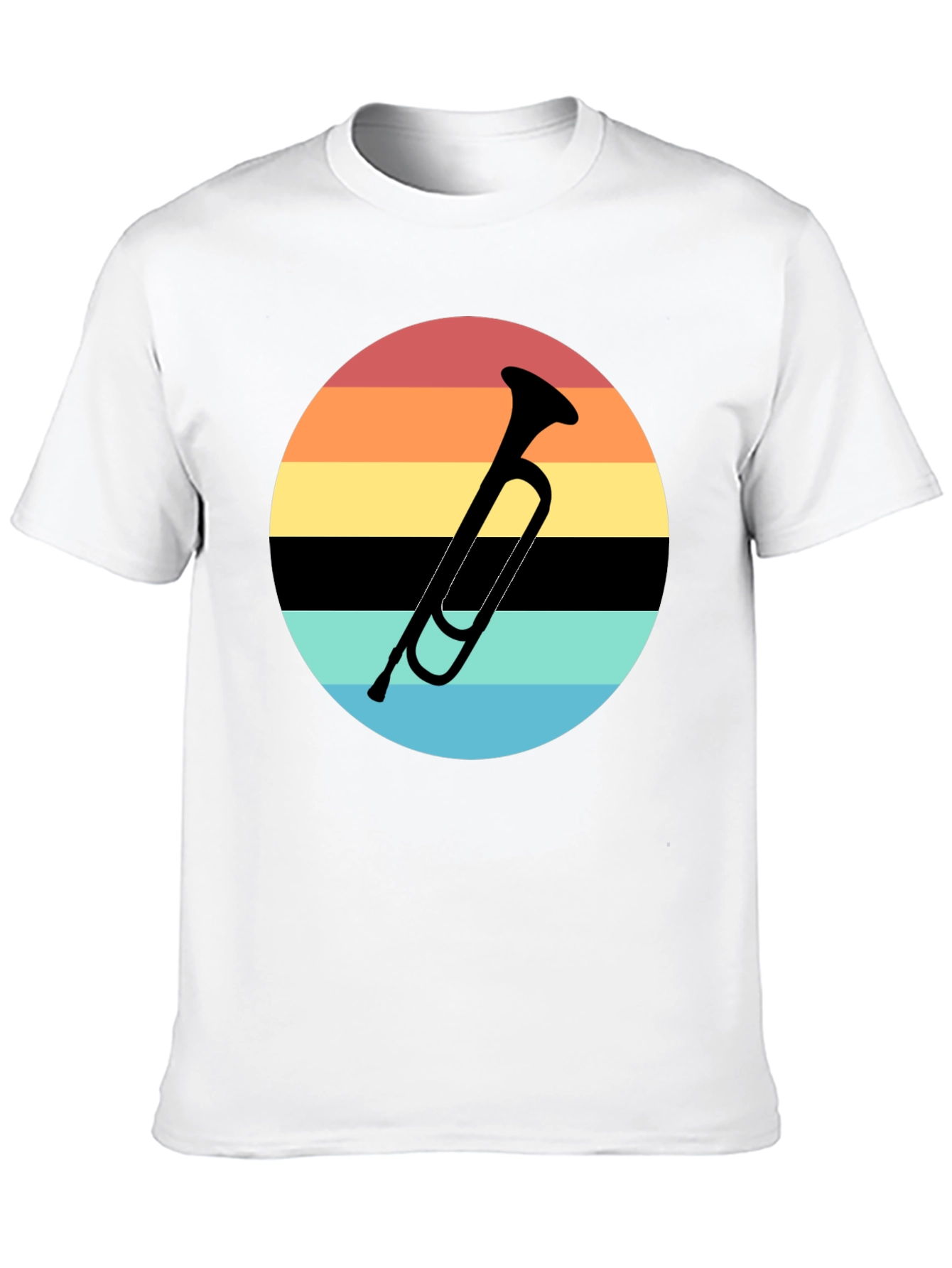 Retro Sunset Trumpet T-Shirt