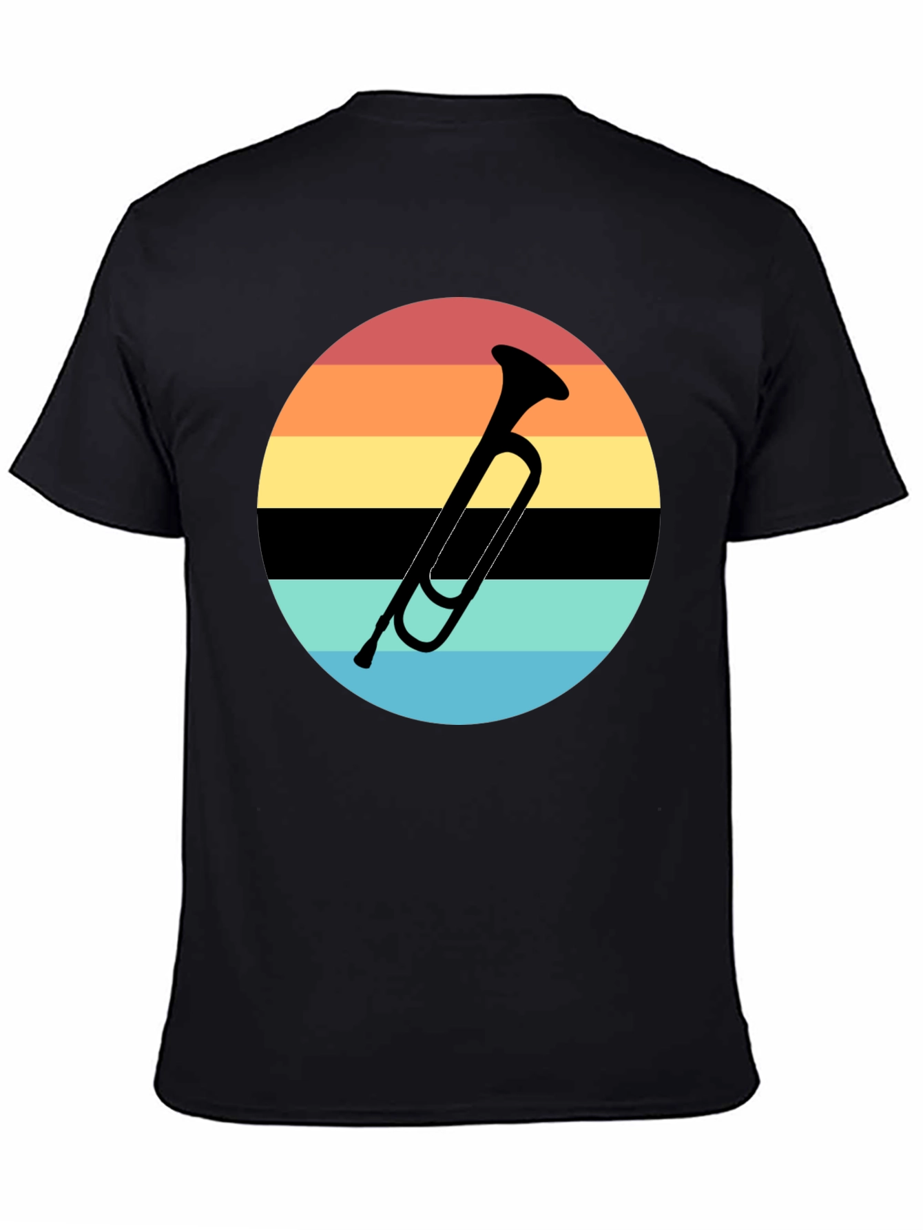 Retro Sunset Trumpet T-Shirt