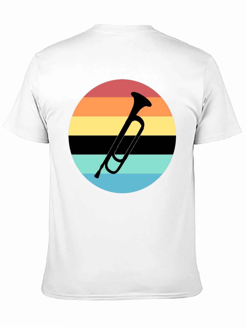 Retro Sunset Trumpet T-Shirt