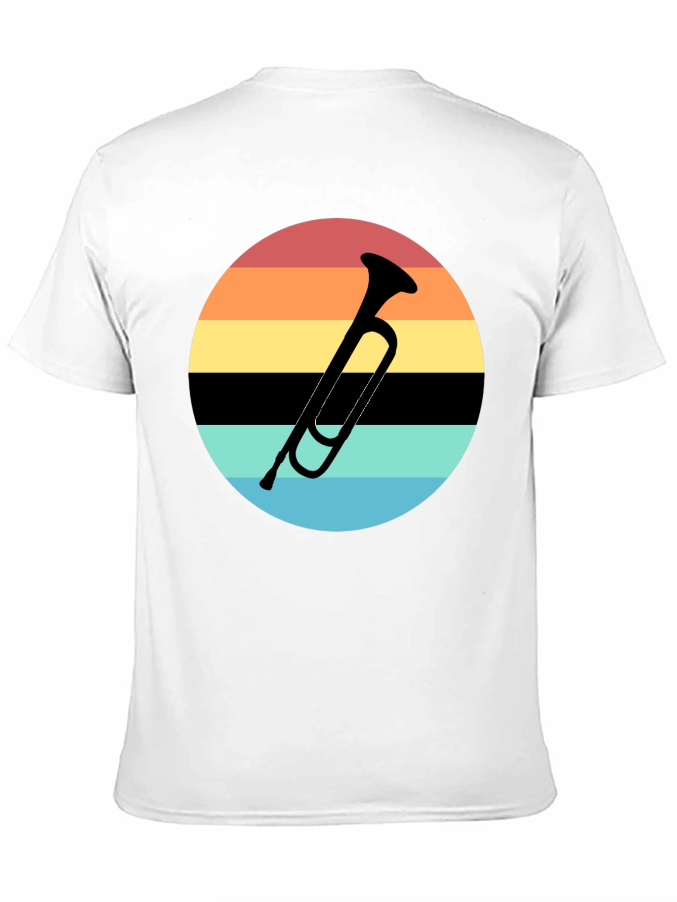 Retro Sunset Trumpet T-Shirt