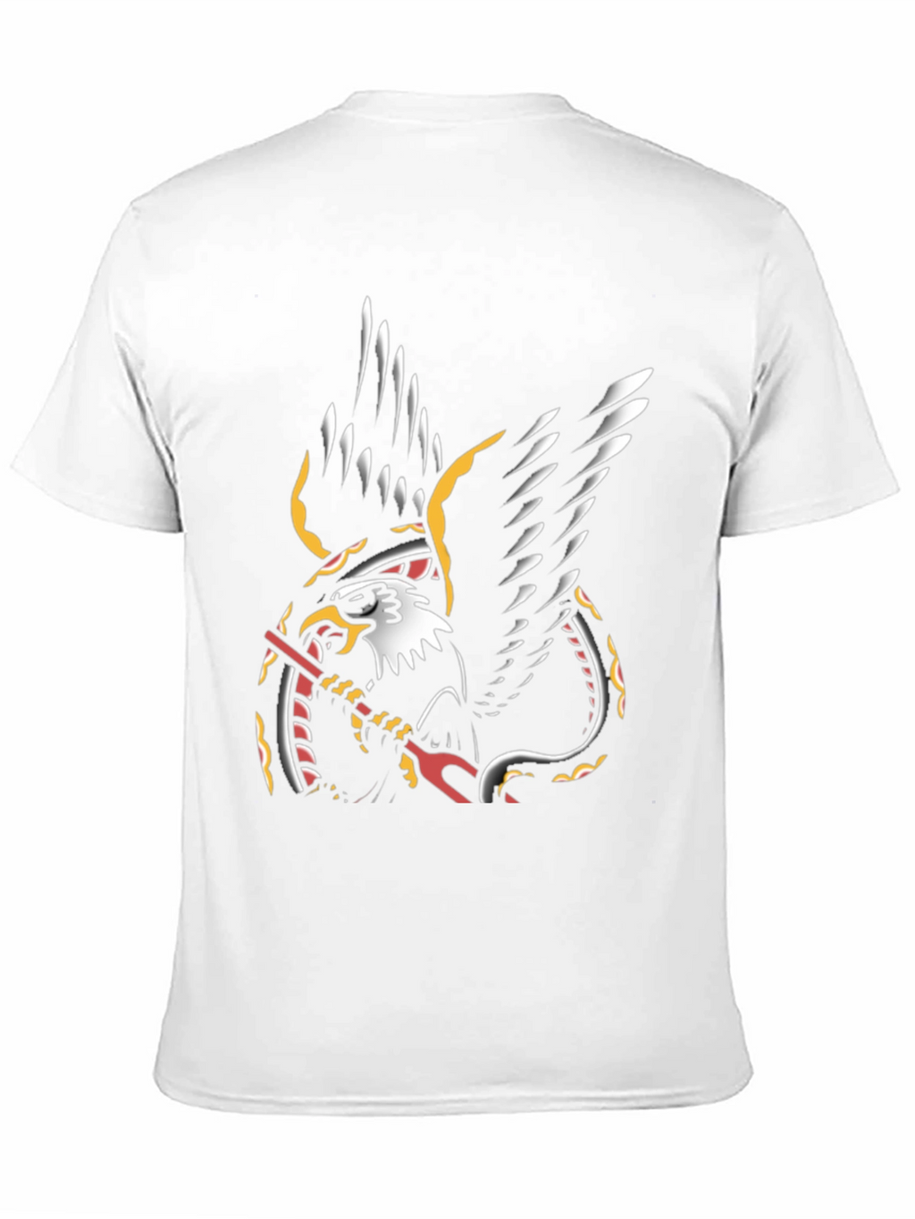 Eagle & Snake Graphic T-Shirt - Black