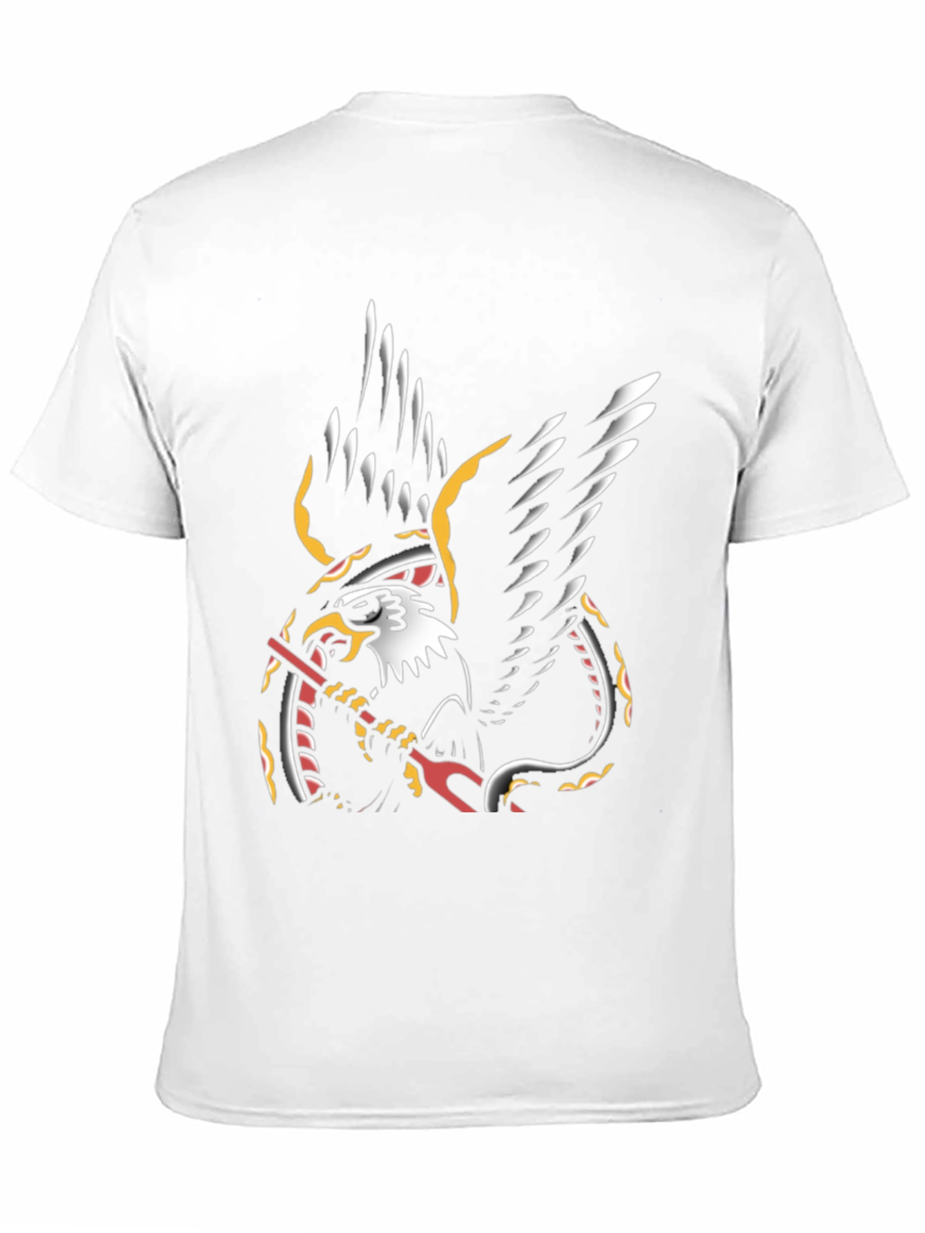 Eagle & Snake Graphic T-Shirt - Black