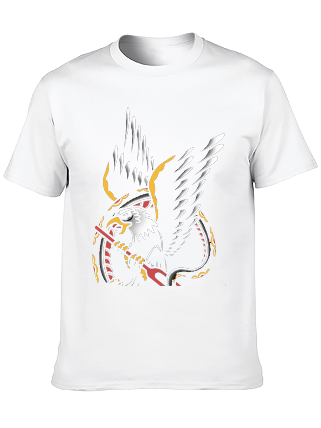 Eagle & Snake Graphic T-Shirt - Black
