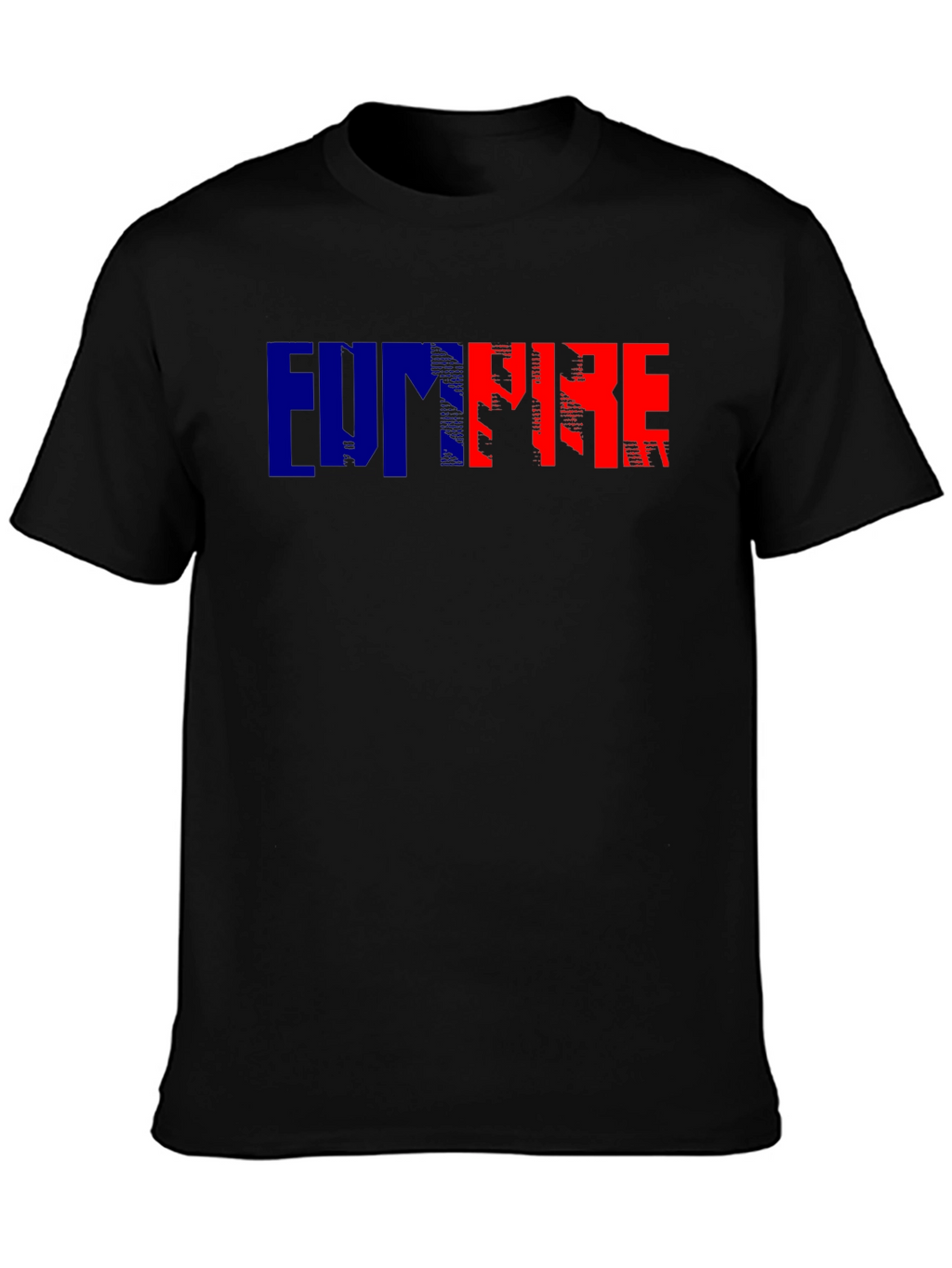 Funpire Graphic Print Black T-Shirt