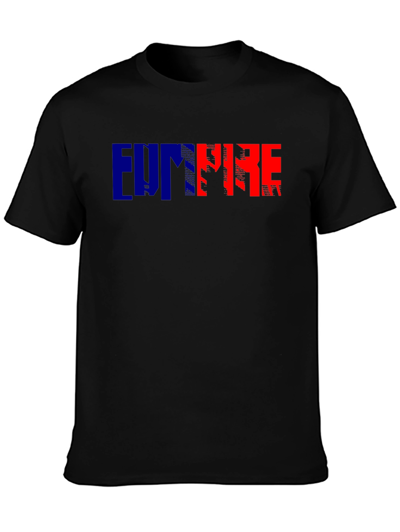 Funpire Graphic Print Black T-Shirt