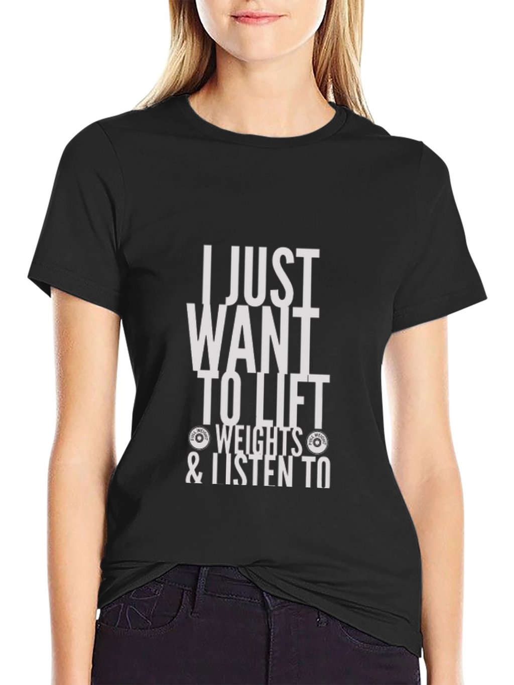 I Just Want to Lift Weights Graphic Tee