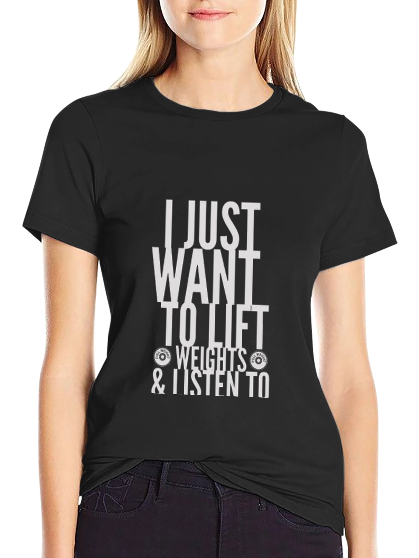 I Just Want to Lift Weights Graphic Tee