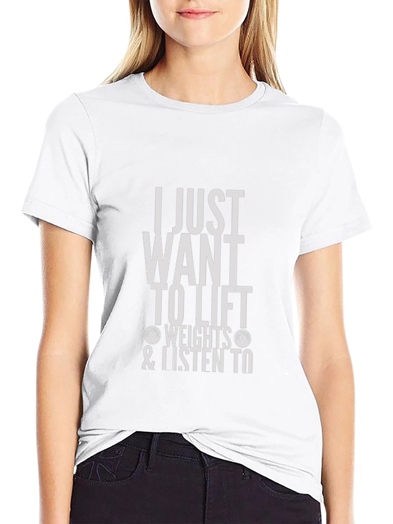 I Just Want to Lift Weights Graphic Tee