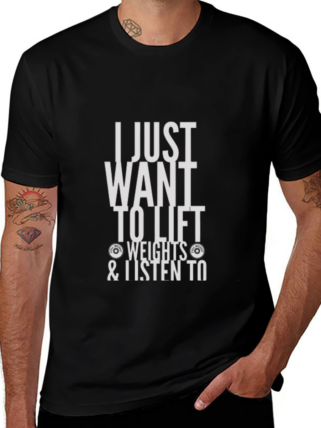 I Just Want to Lift Weights Graphic Tee