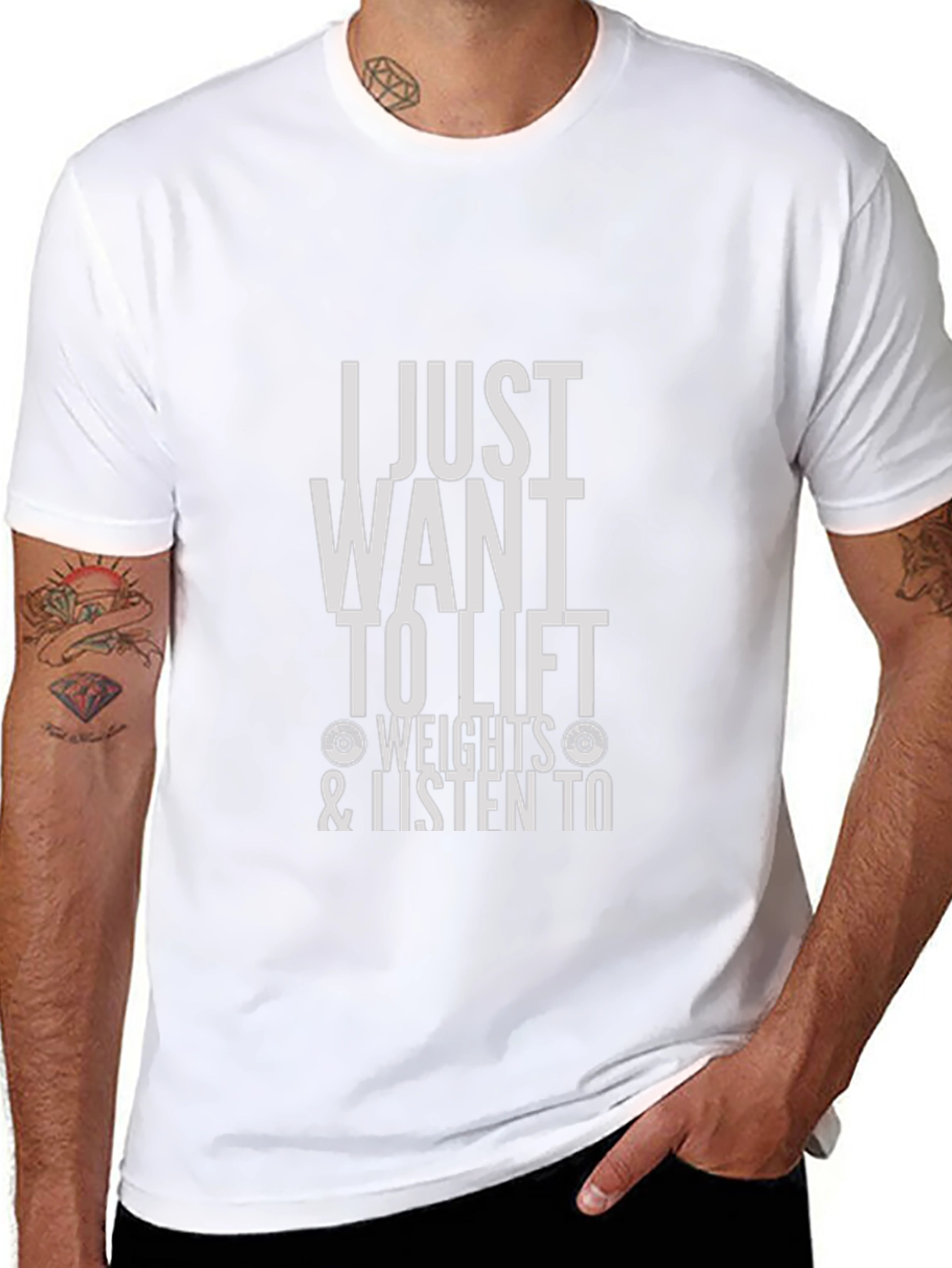 I Just Want to Lift Weights Graphic Tee