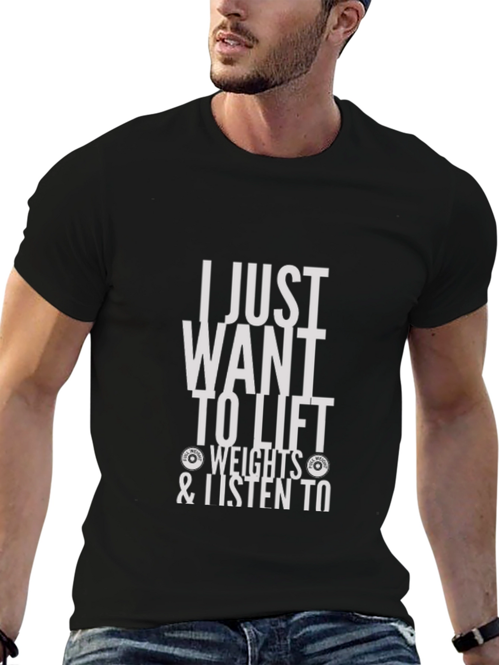 I Just Want to Lift Weights Graphic Tee