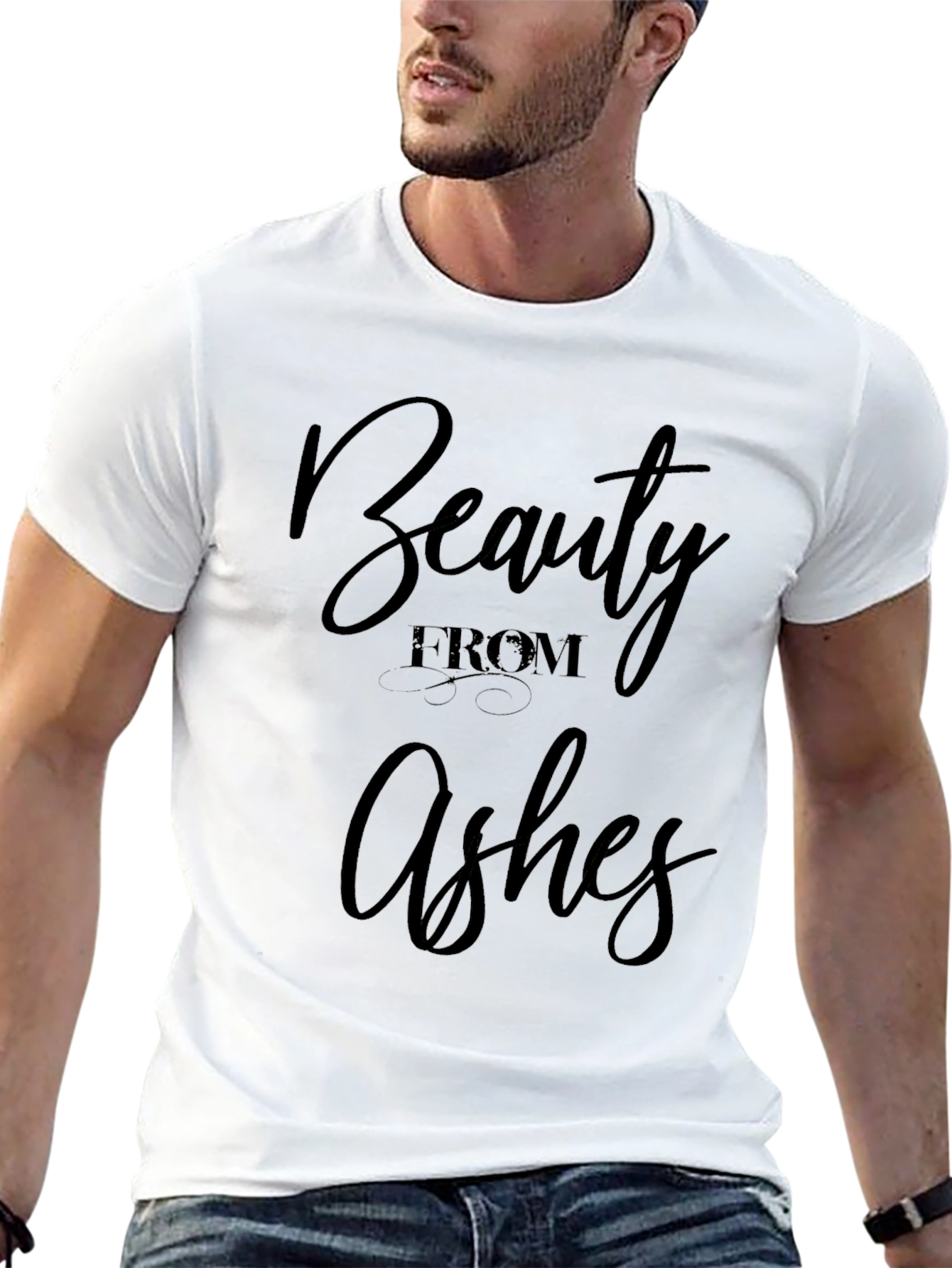 Beauty From Ashes Black T-Shirt