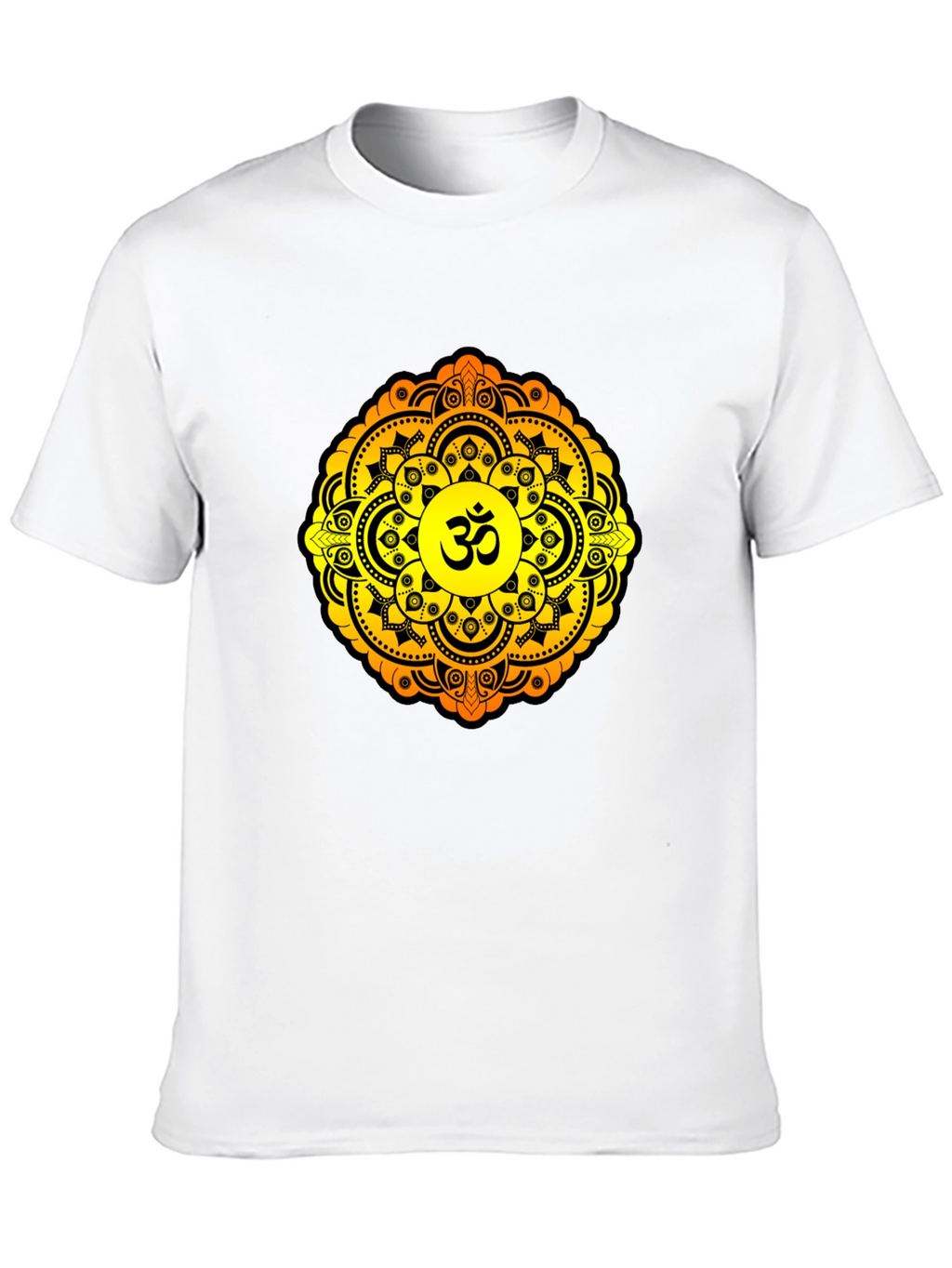 Om Mandala Graphic T-Shirt - Black