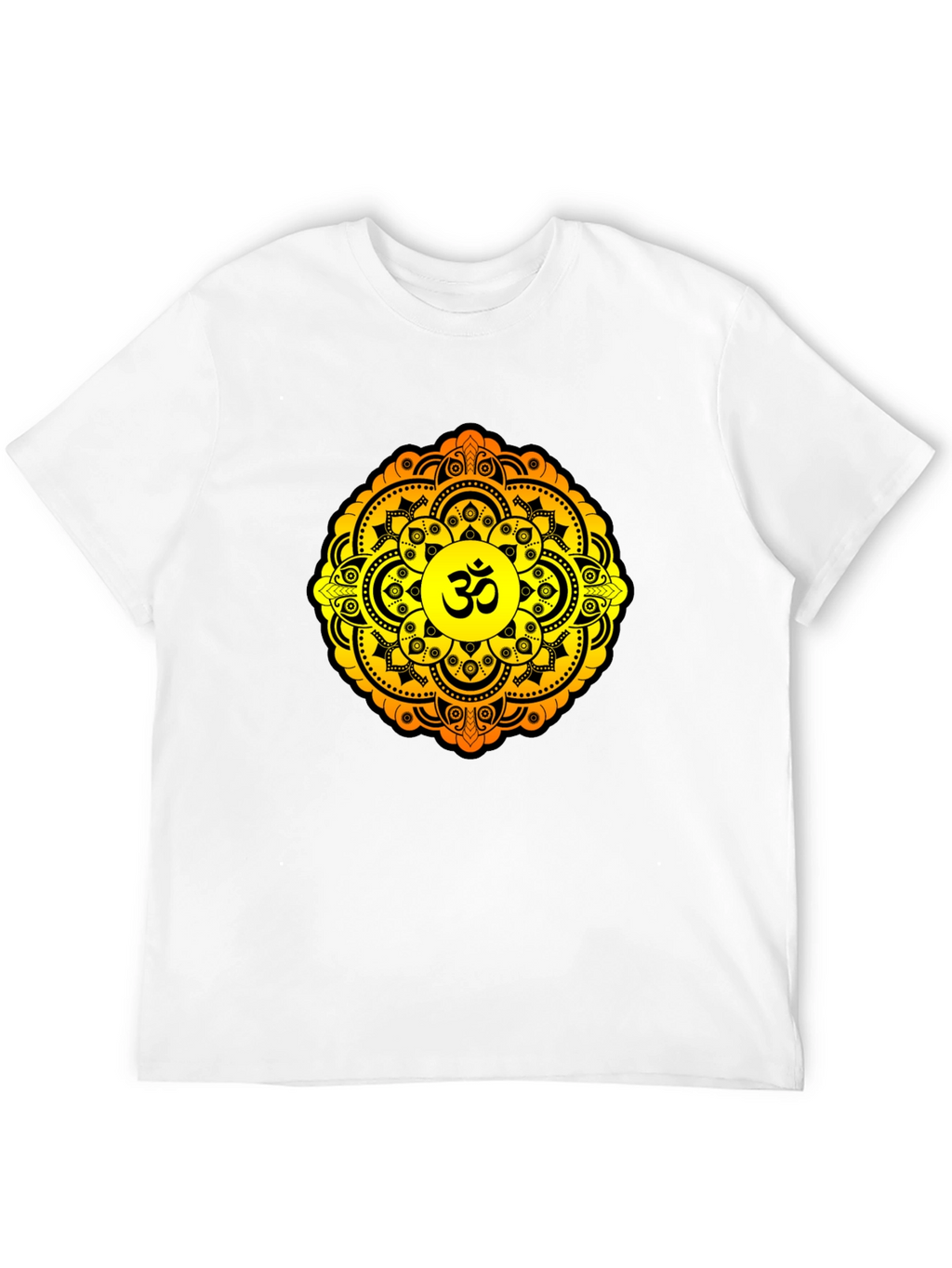 Om Mandala Graphic T-Shirt - Black