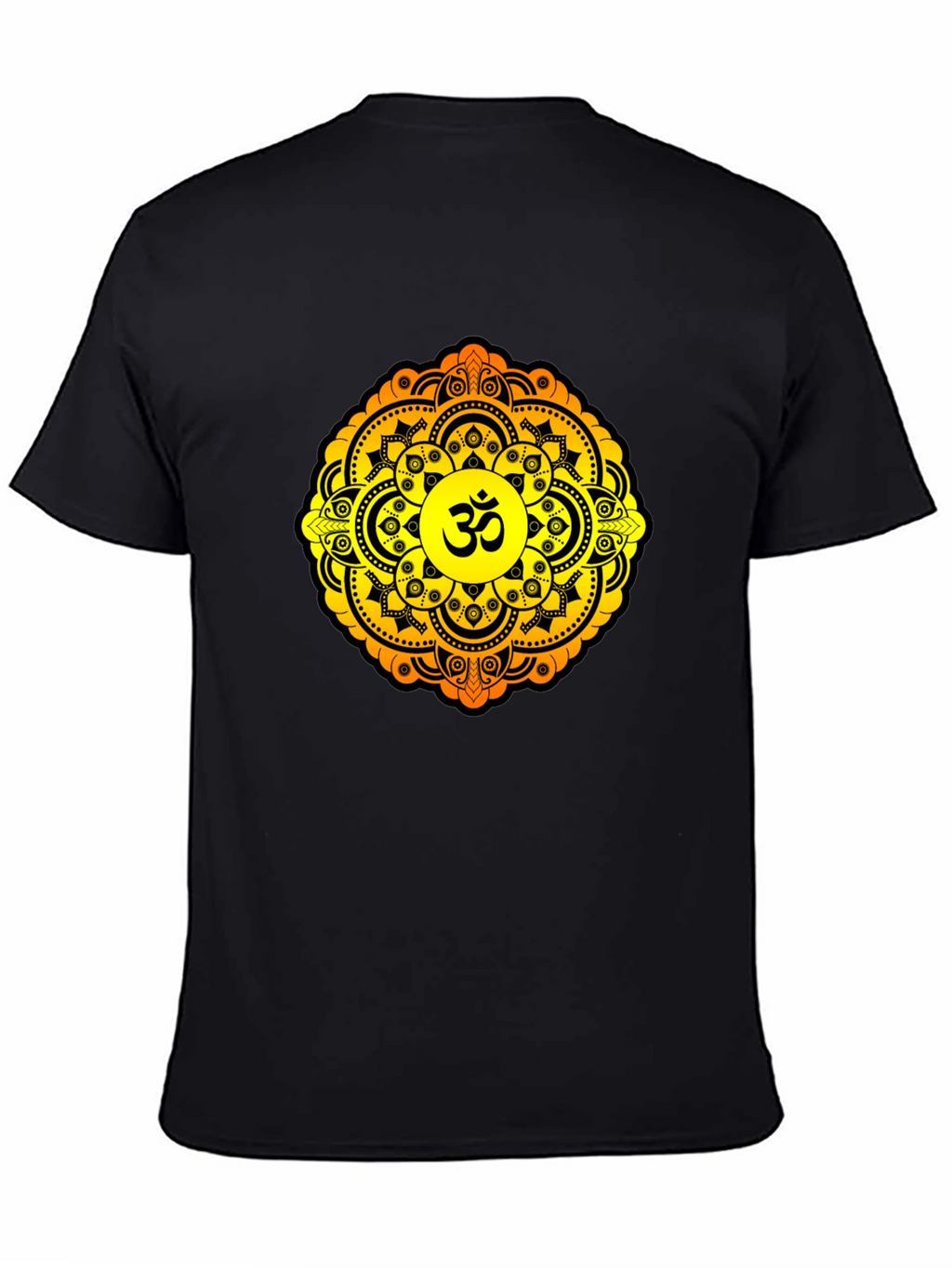 Om Mandala Graphic T-Shirt - Black
