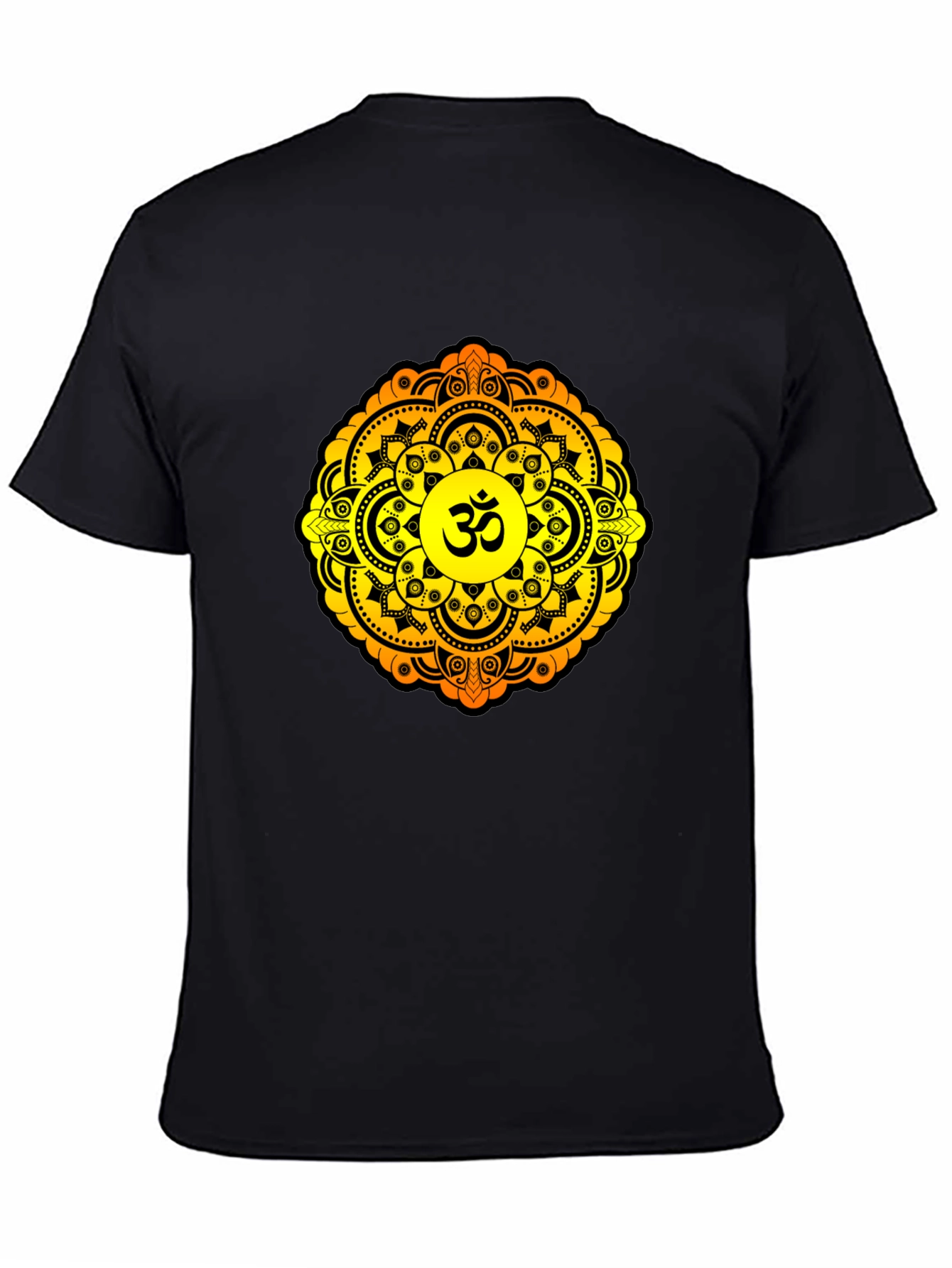 Om Mandala Graphic T-Shirt - Black