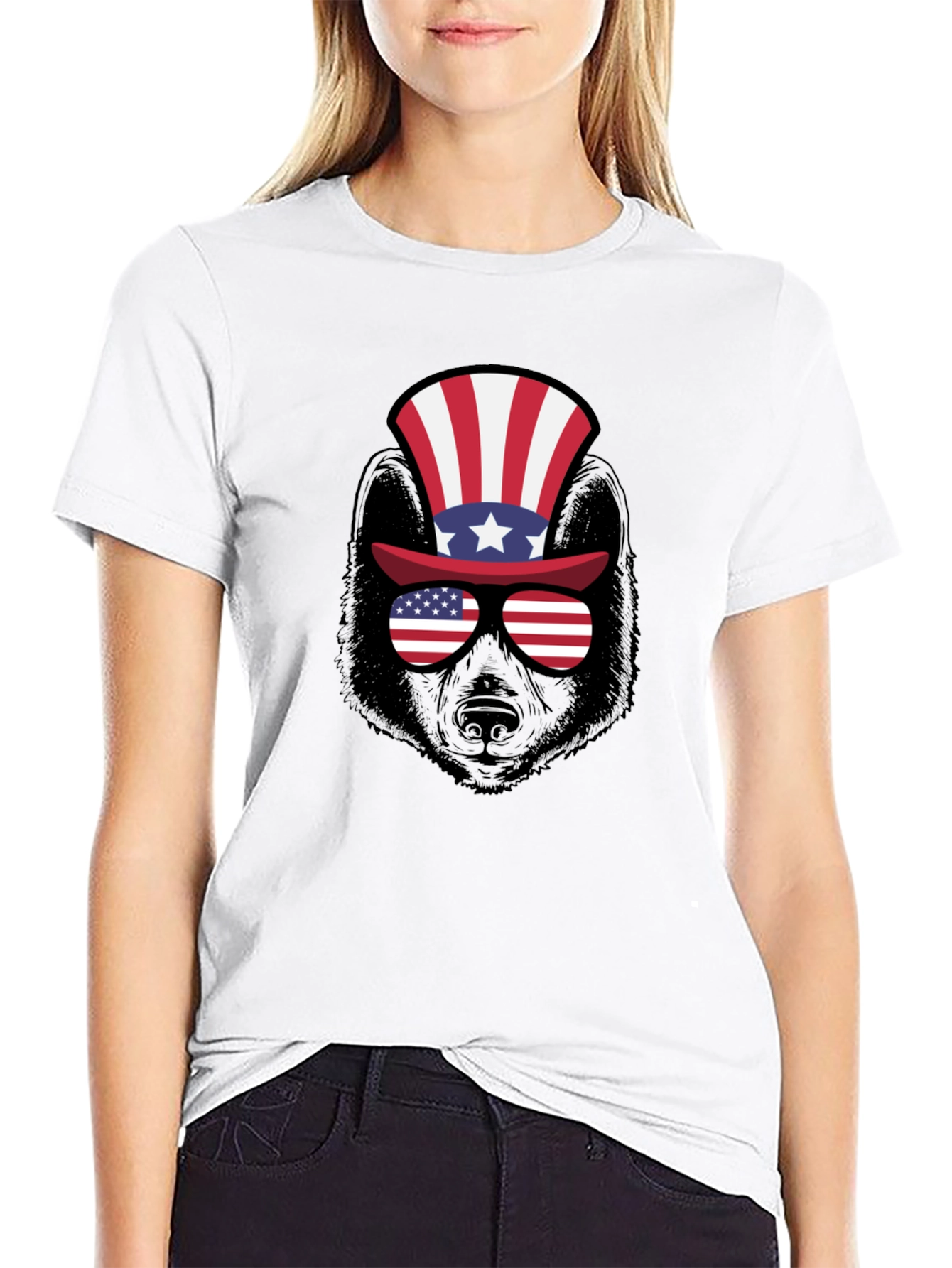 Patriotic Bear T-Shirt - USA Bear