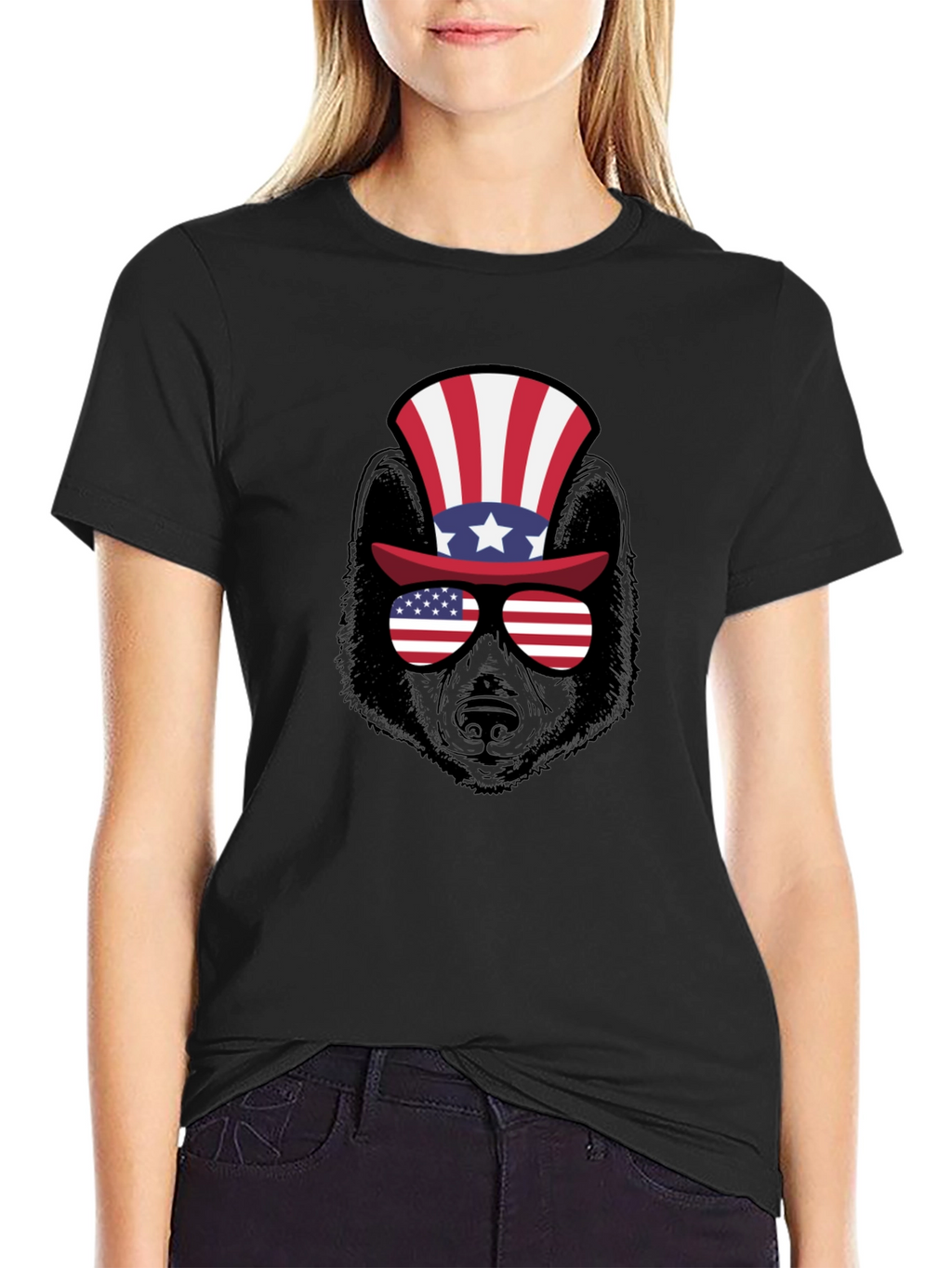 Patriotic Bear T-Shirt - USA Bear
