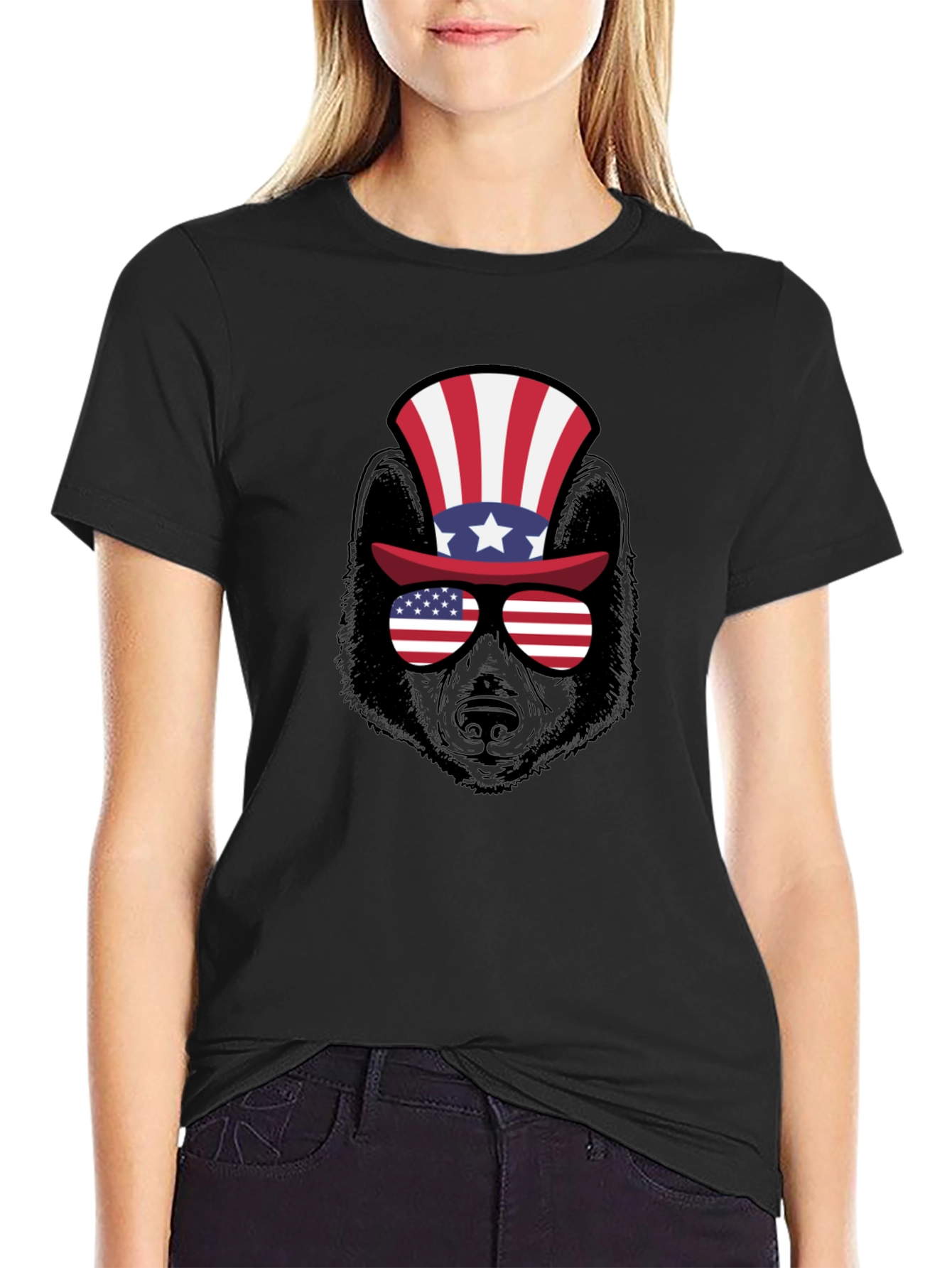 Patriotic Bear T-Shirt - USA Bear