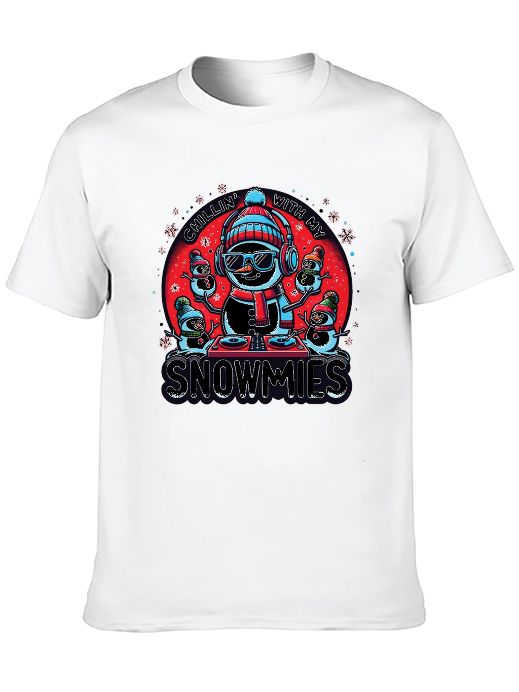 Chillin With My Snowmies Graphic Tee