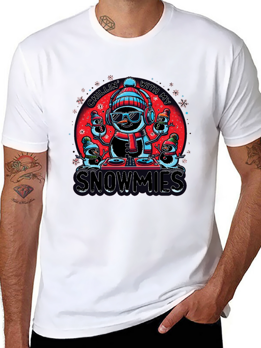 Chillin With My Snowmies Graphic Tee