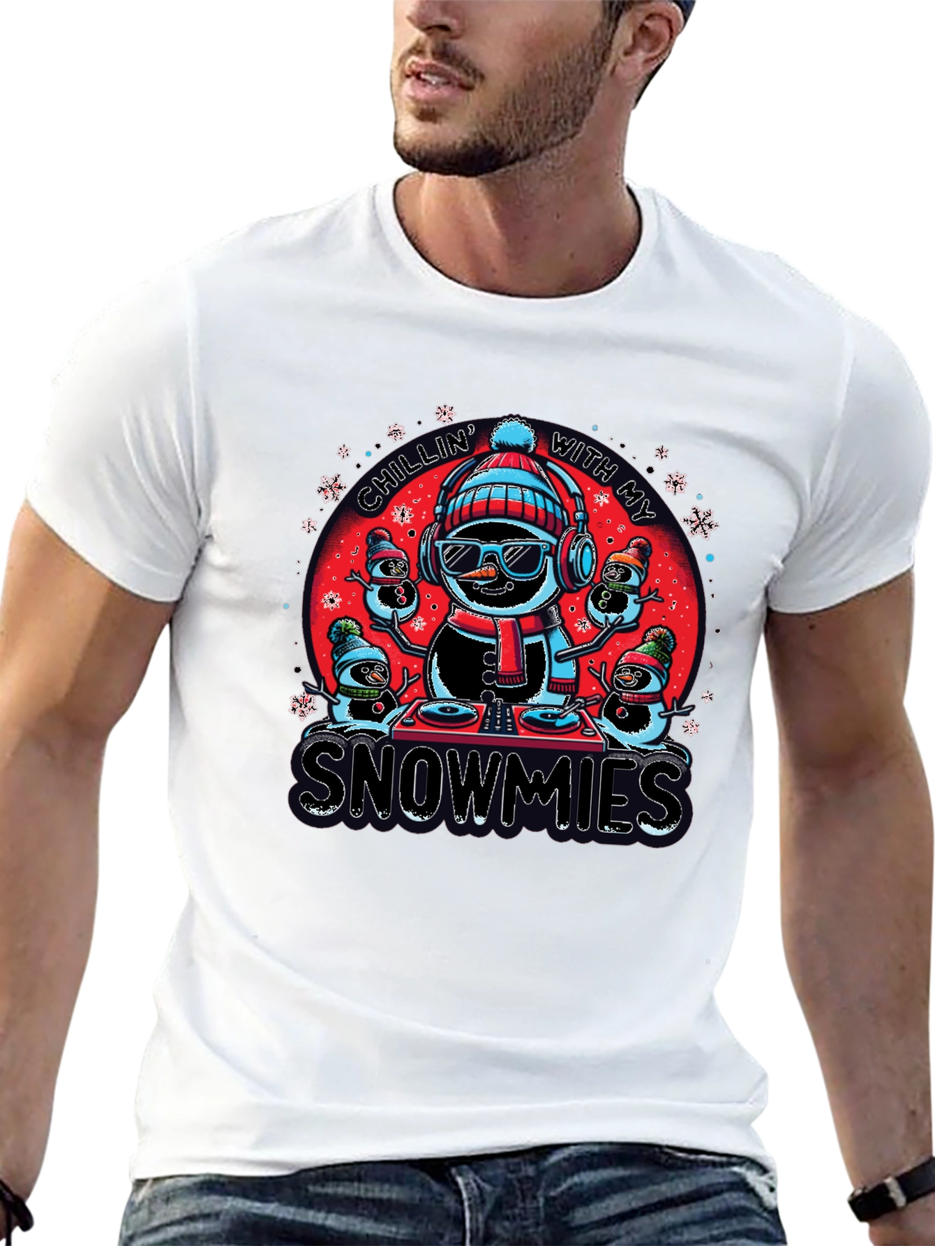 Chillin With My Snowmies Graphic Tee